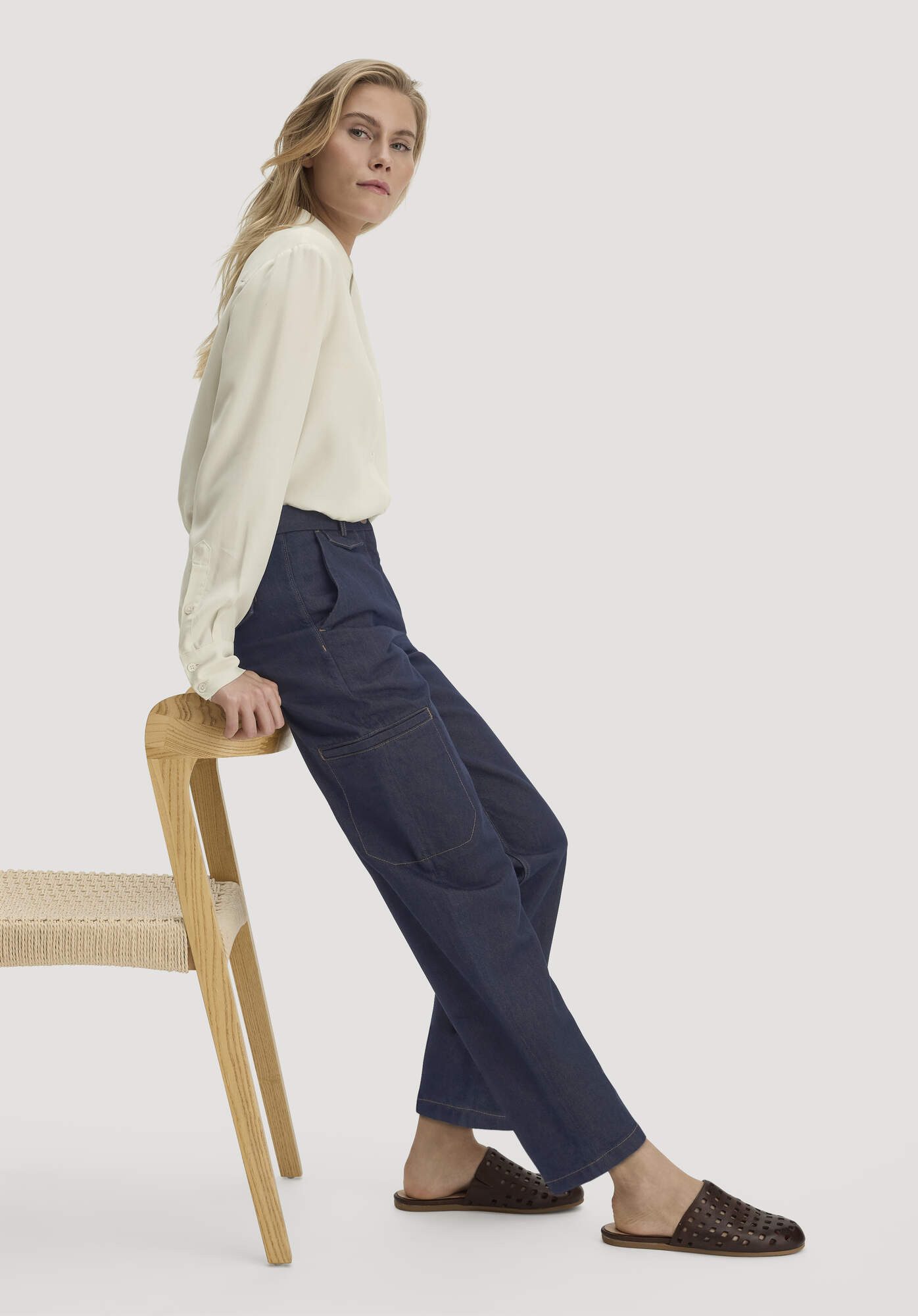 Hessnatur Bequeme Jeans aus reinem Bio-Denim (1-tlg) aus reinem Bio-Denim