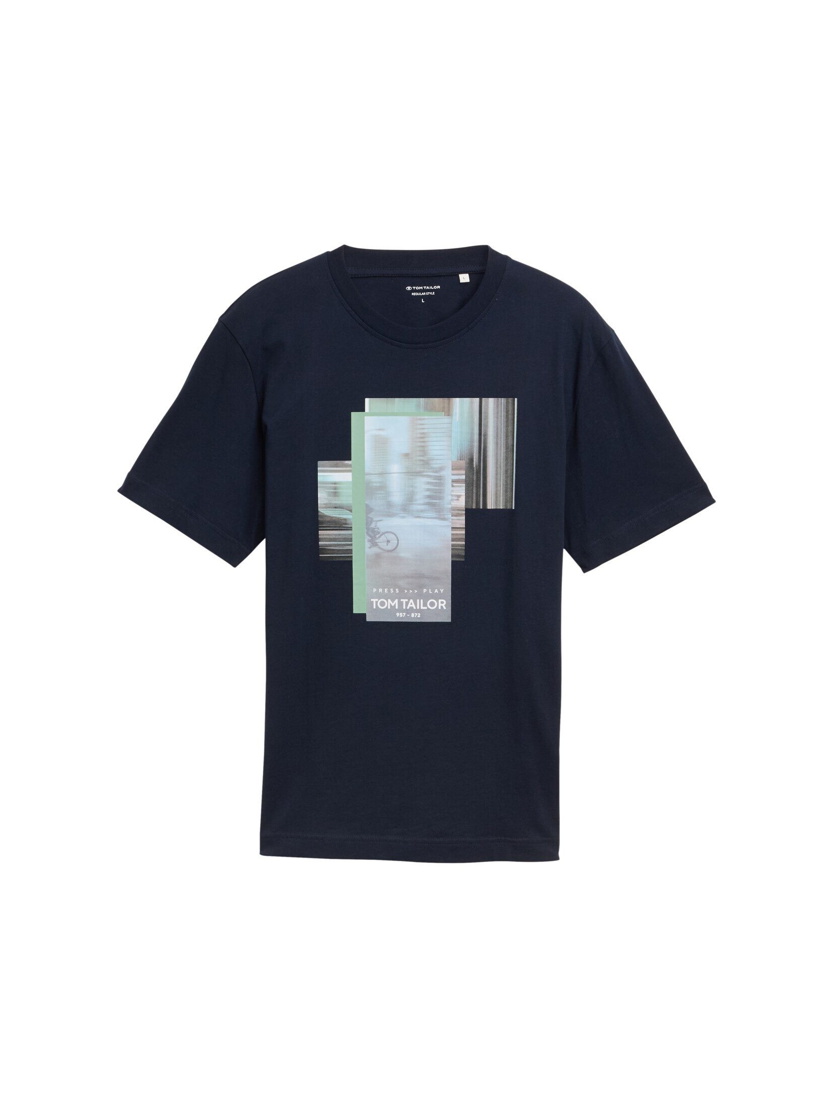 TOM TAILOR T-Shirt T-Shirt mit Fotoprint günstig online kaufen