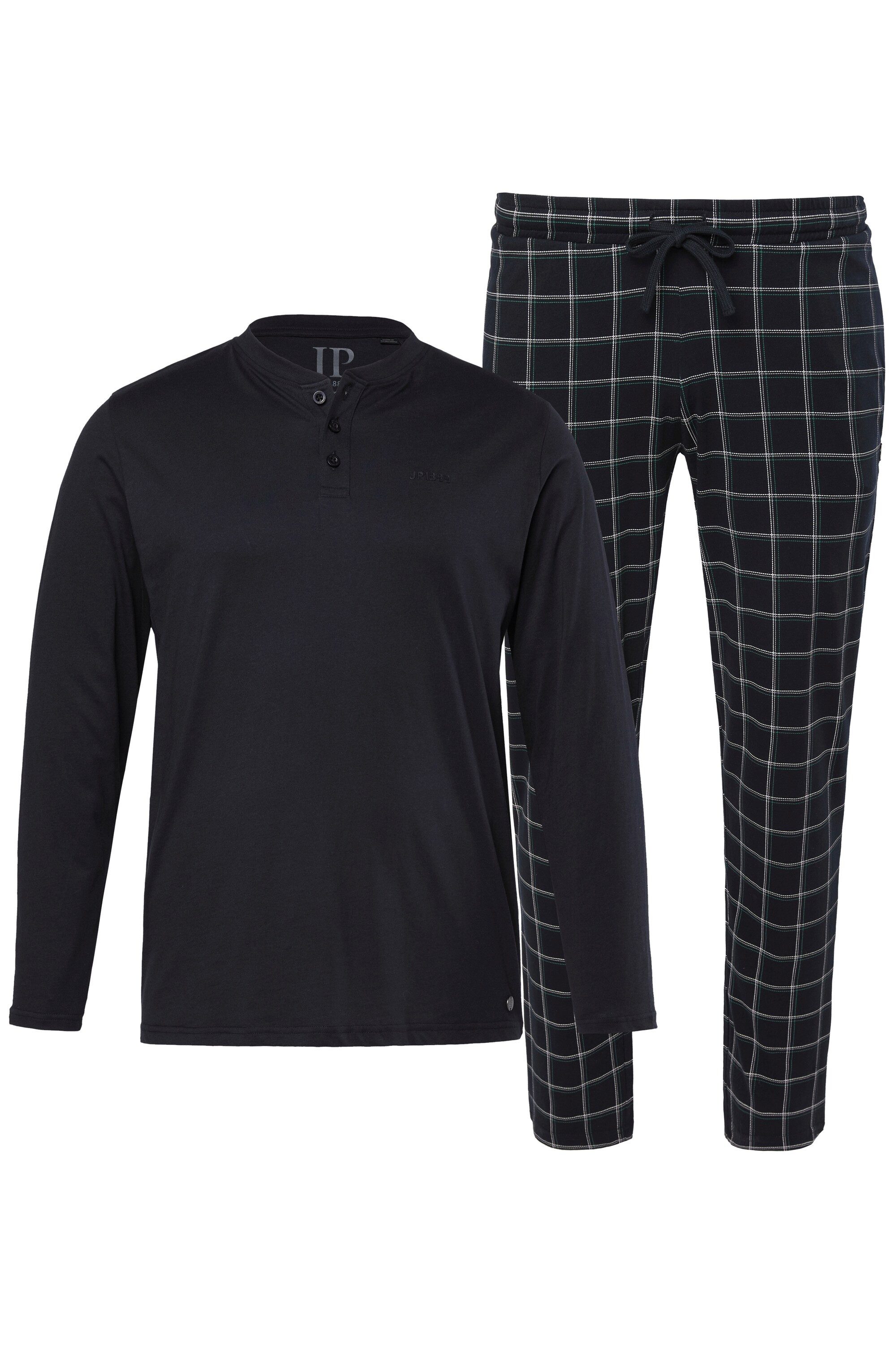 JP1880 Schlafanzug JP1880 Schlafanzug Homewear Zweiteiler Karohose günstig online kaufen