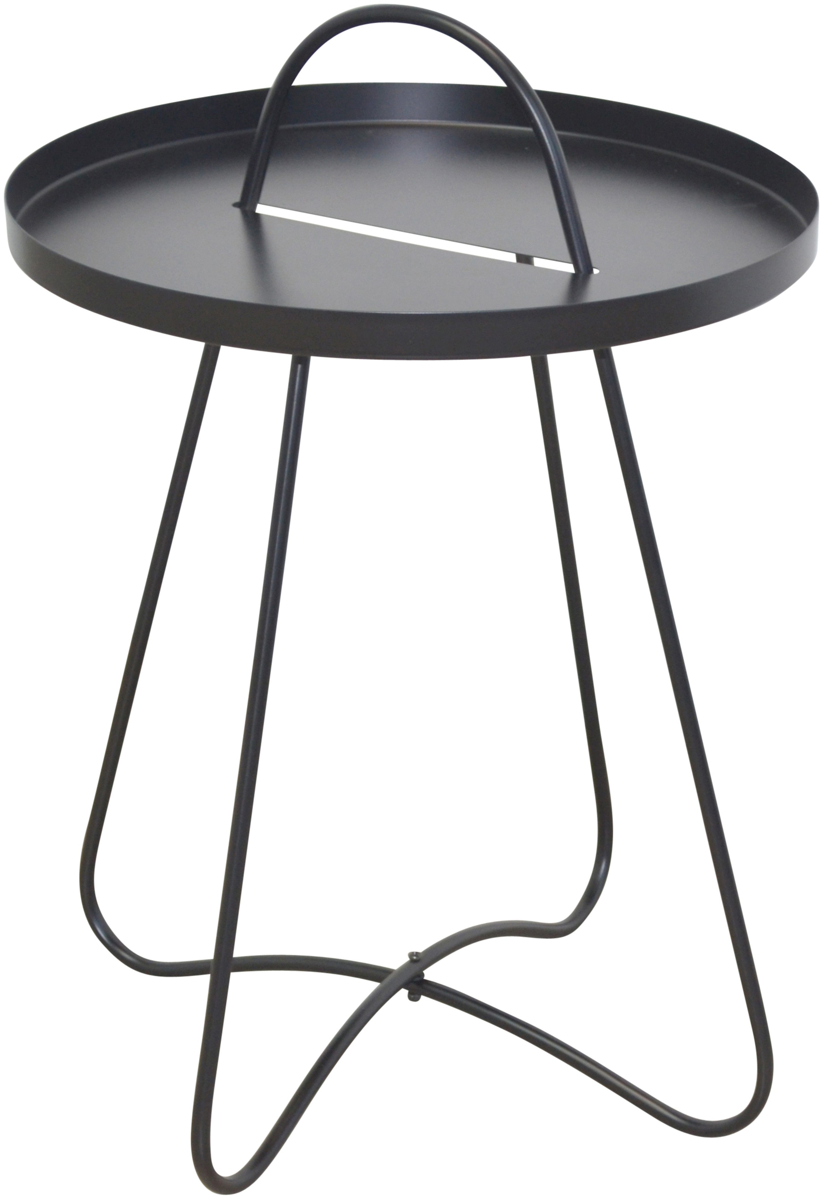 HOFMANN LIVING AND MORE Beistelltisch, Metallplatte