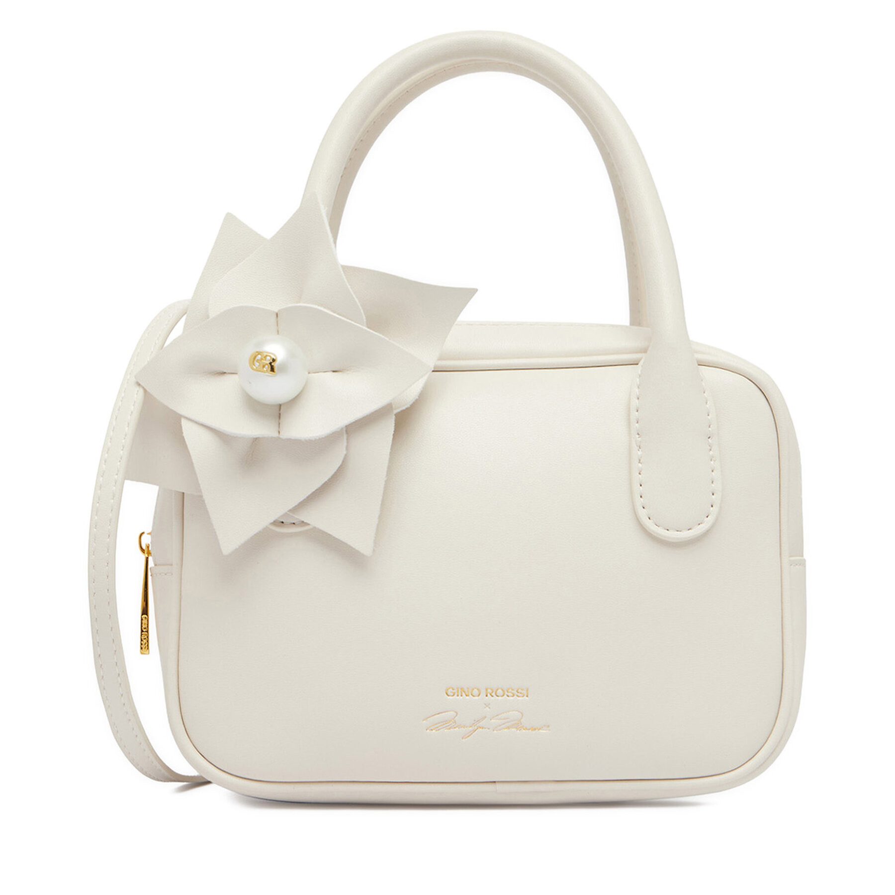 GINO ROSSI Handtasche Gino Rossi Damenhandtasche Weiß