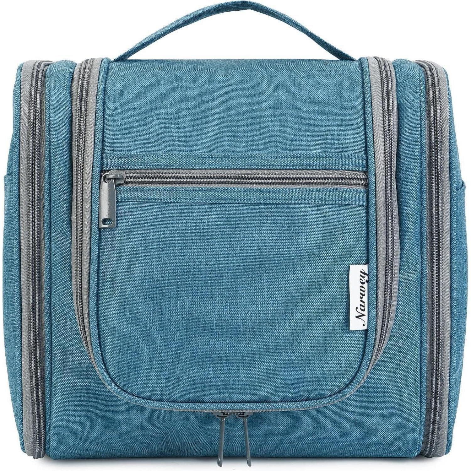 LuxusKollektion Kulturbeutel Kulturbeutel Damen Herren Aufhängbar Kosmetiktasche Marineblau L