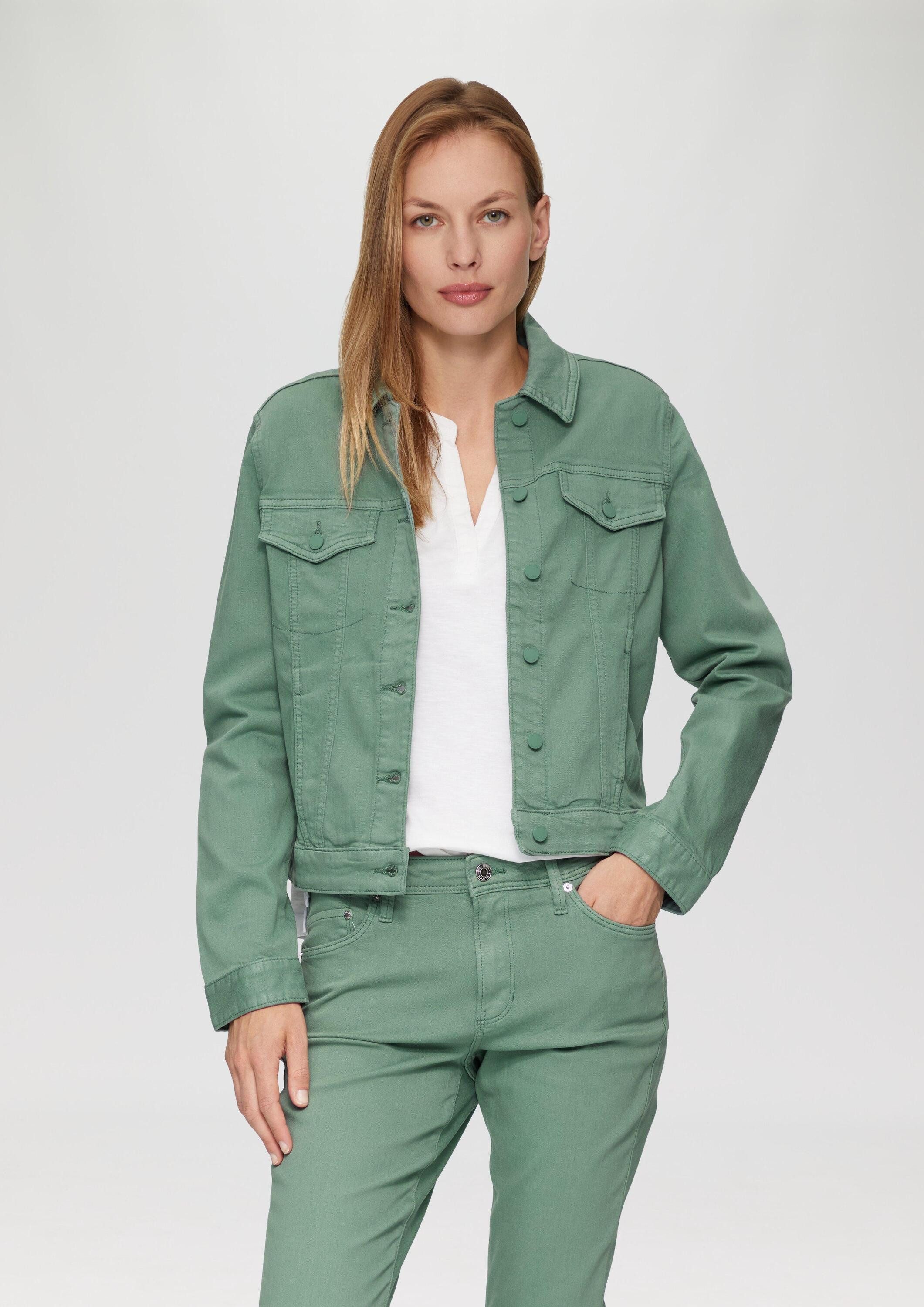 s.Oliver Funktionsjacke Indoor-Jacke Jeansjacke aus Viskosemix günstig online kaufen