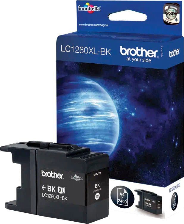 LC-1280XL-BK schwarz Brother Tintenpatrone (1-tlg)
