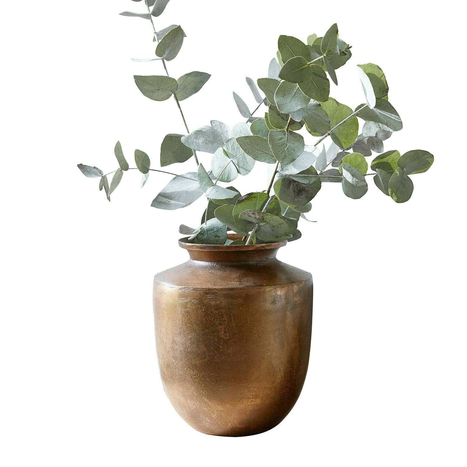 Mirabeau Tischvase Vase Toulane antikmessing