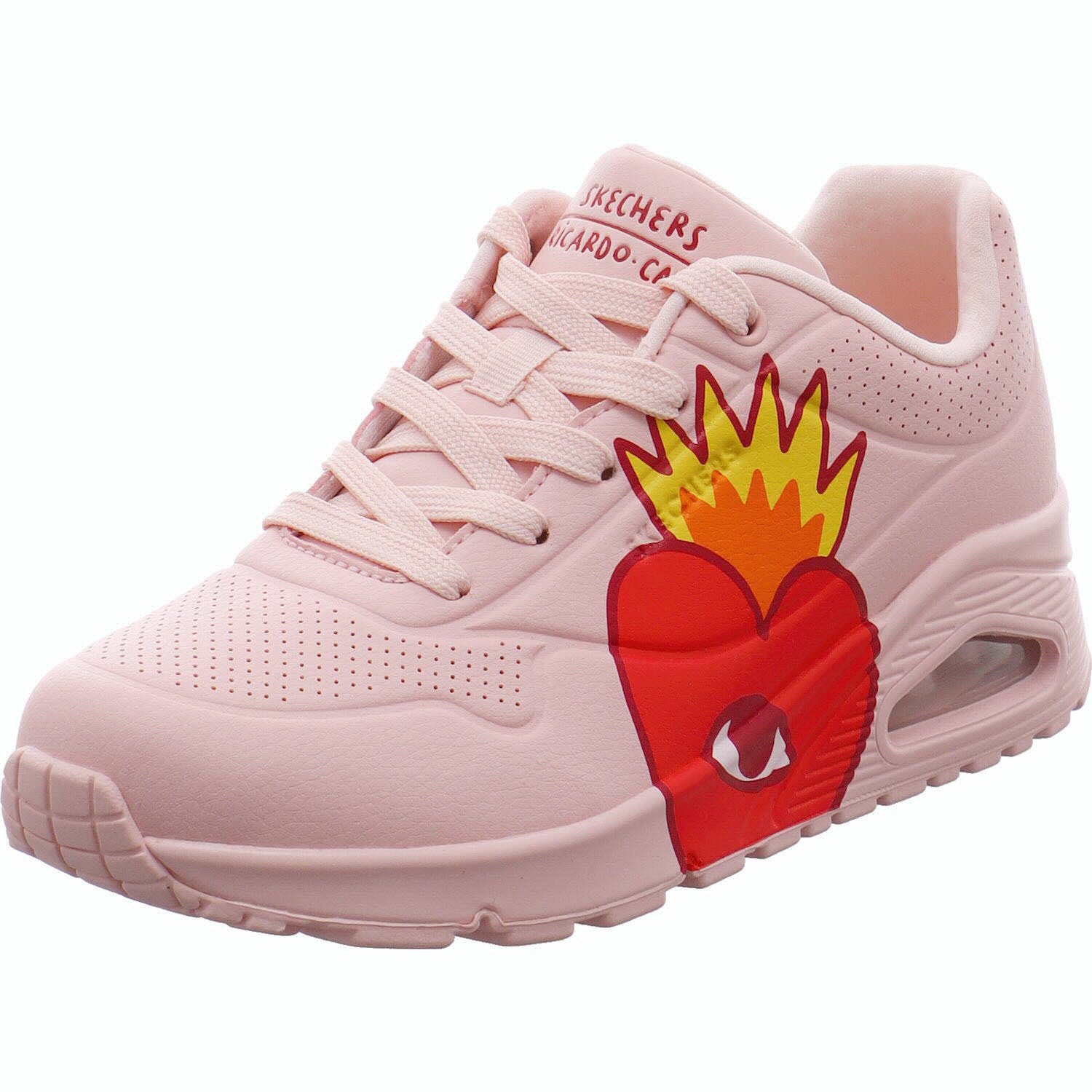 Skechers Uno - Flaming Heart Sneaker