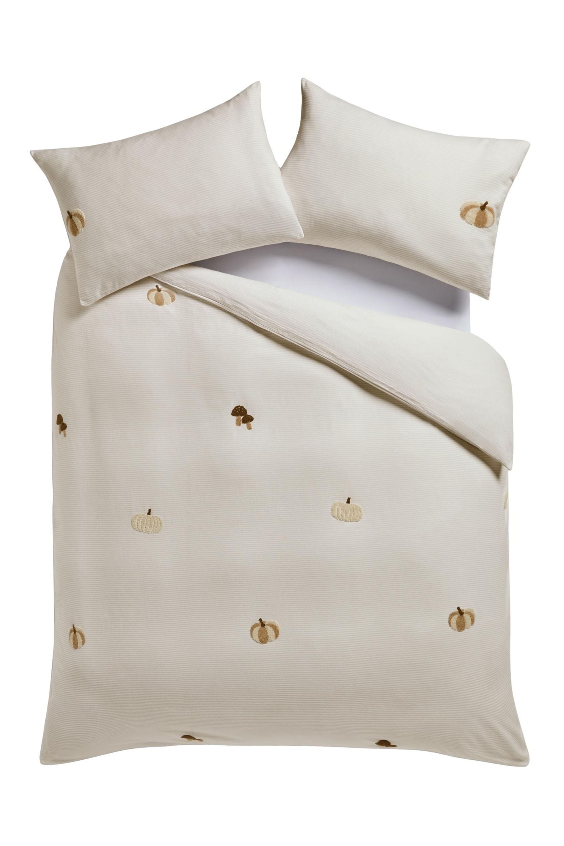 Next Bett-Set Getuftete, angeraute Bettgarnitur, Kürbis, Bezug: Baumwolle günstig online kaufen