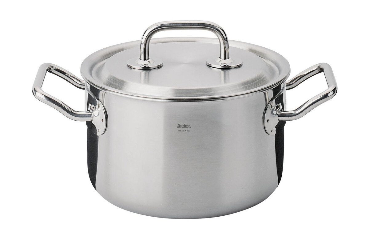 Spring Geschirr-Set Fleischtopf 16 cm Brigade Premium, Aluminium, Edelstahl