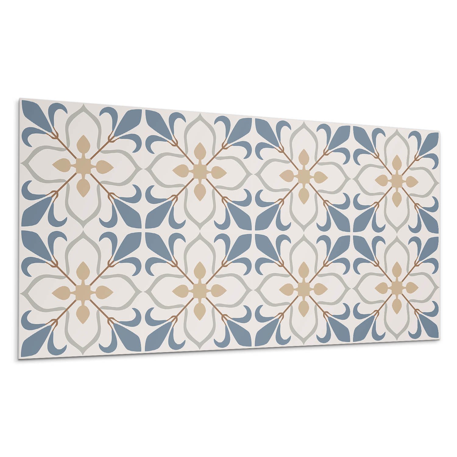 Tulup Spritzschutz Wandverkleidung Blumenmuster mit Blättern günstig online kaufen