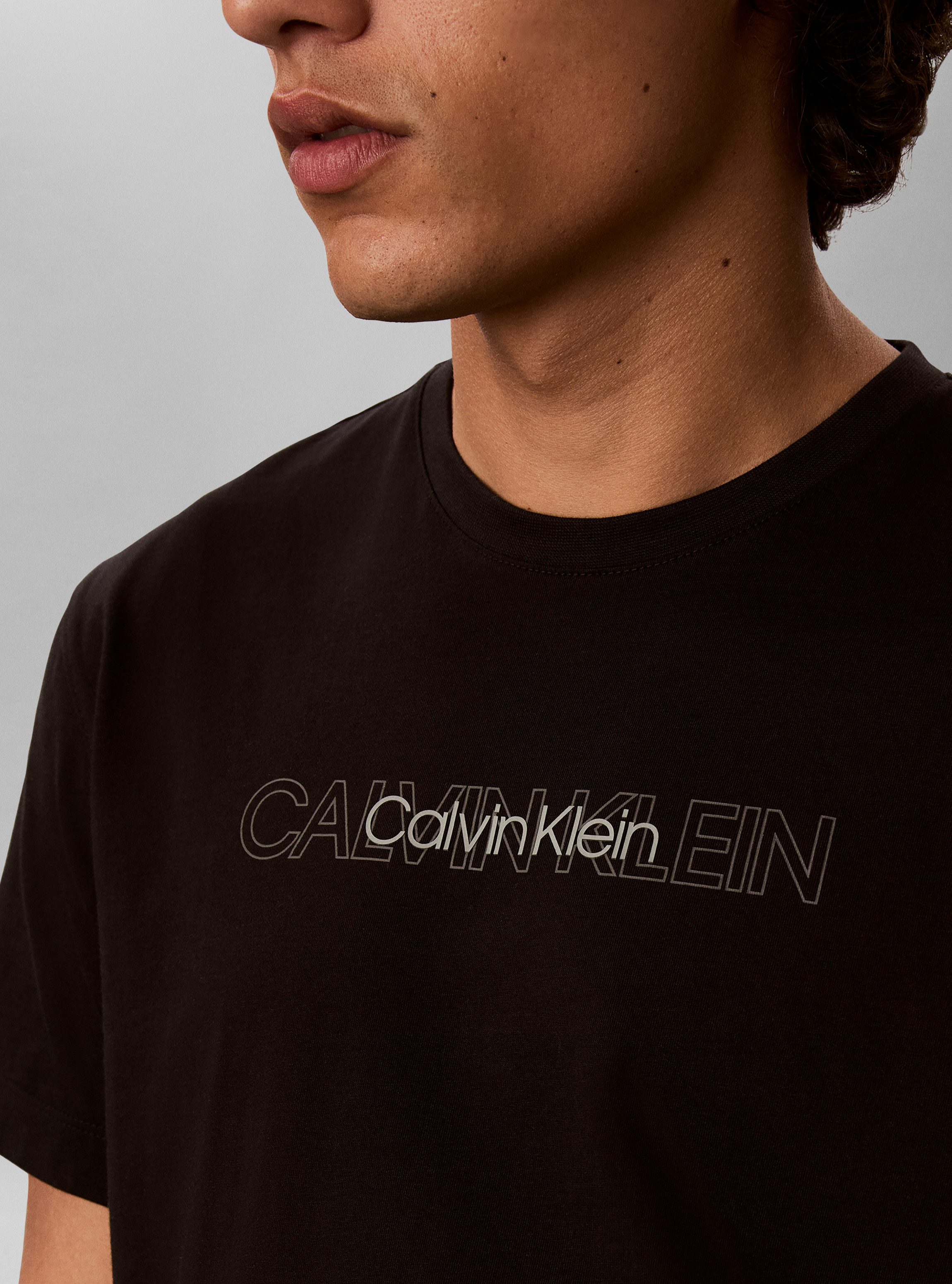 Calvin Klein T-Shirt REPEAT LOGO GRAPHI Regular fit mit Rundhalsausschnitt