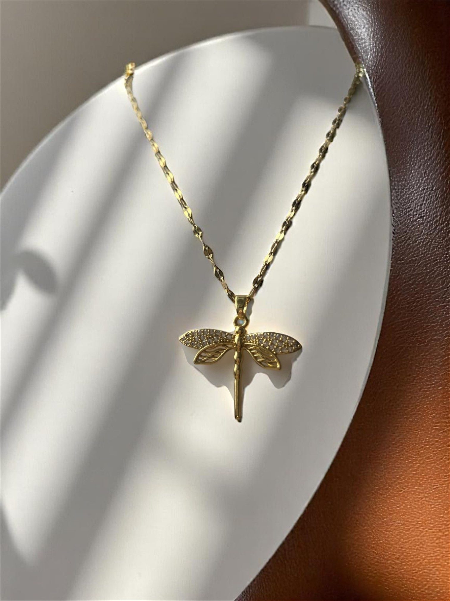 Medusa Accessoires Charm-Kette Libellen Halskette günstig online kaufen