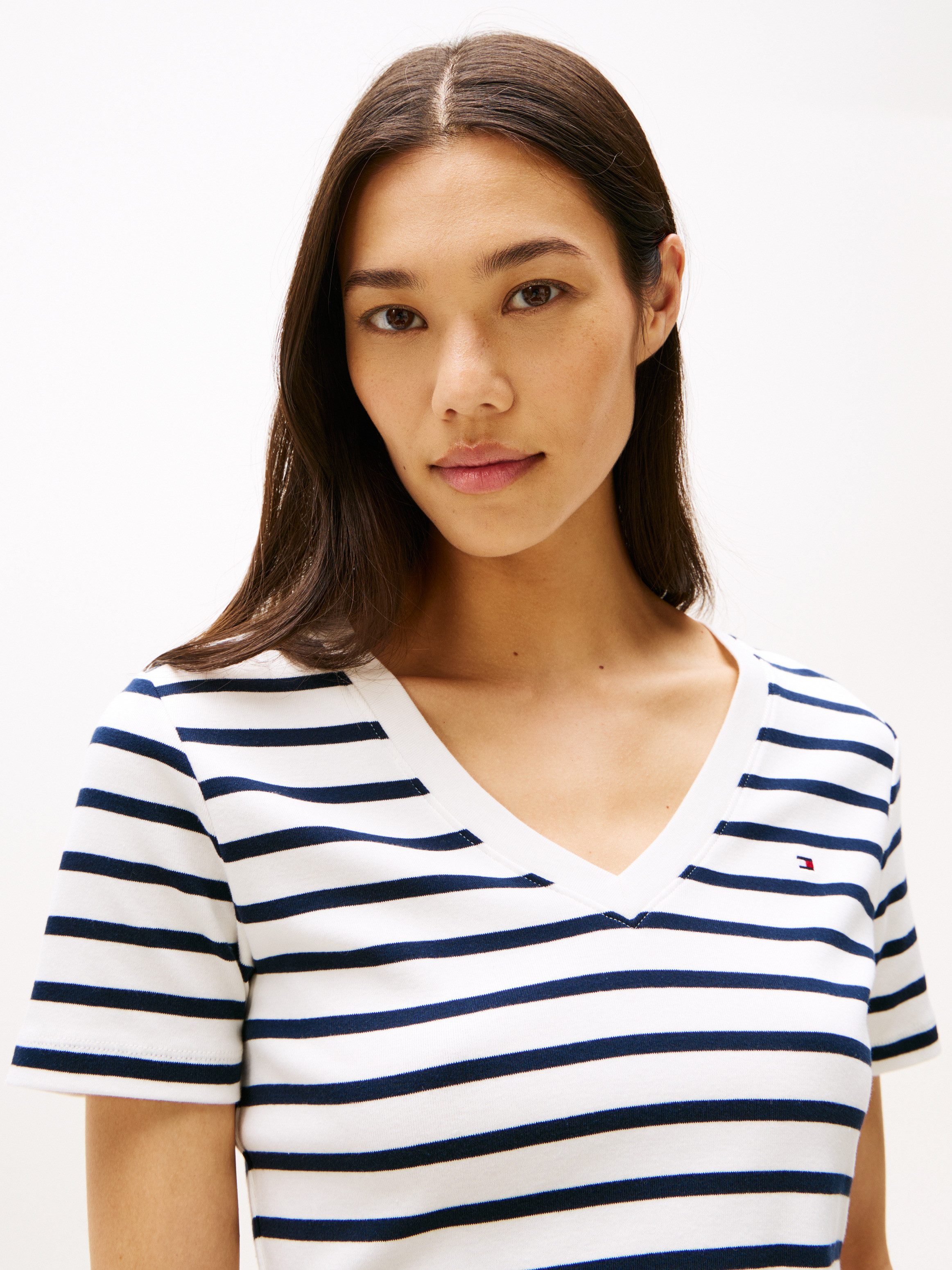Tommy Hilfiger T-Shirt SLIM CODY V-NK günstig online kaufen