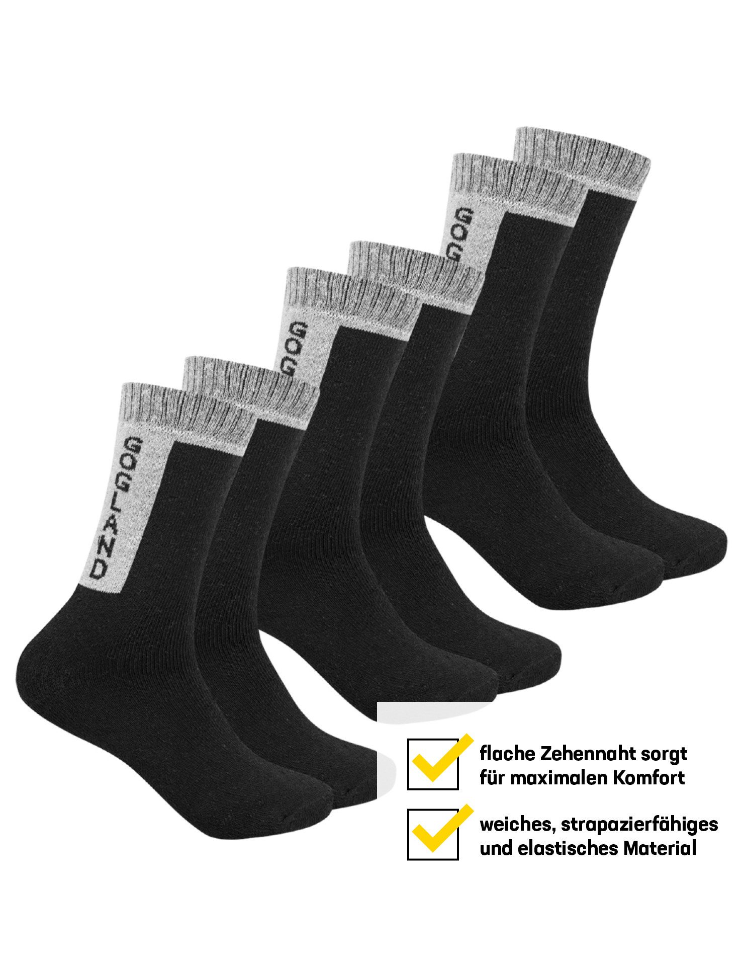 GOGLAND Wandersocken GOGLAND® "Trekking" Outdoor Socken günstig online kaufen