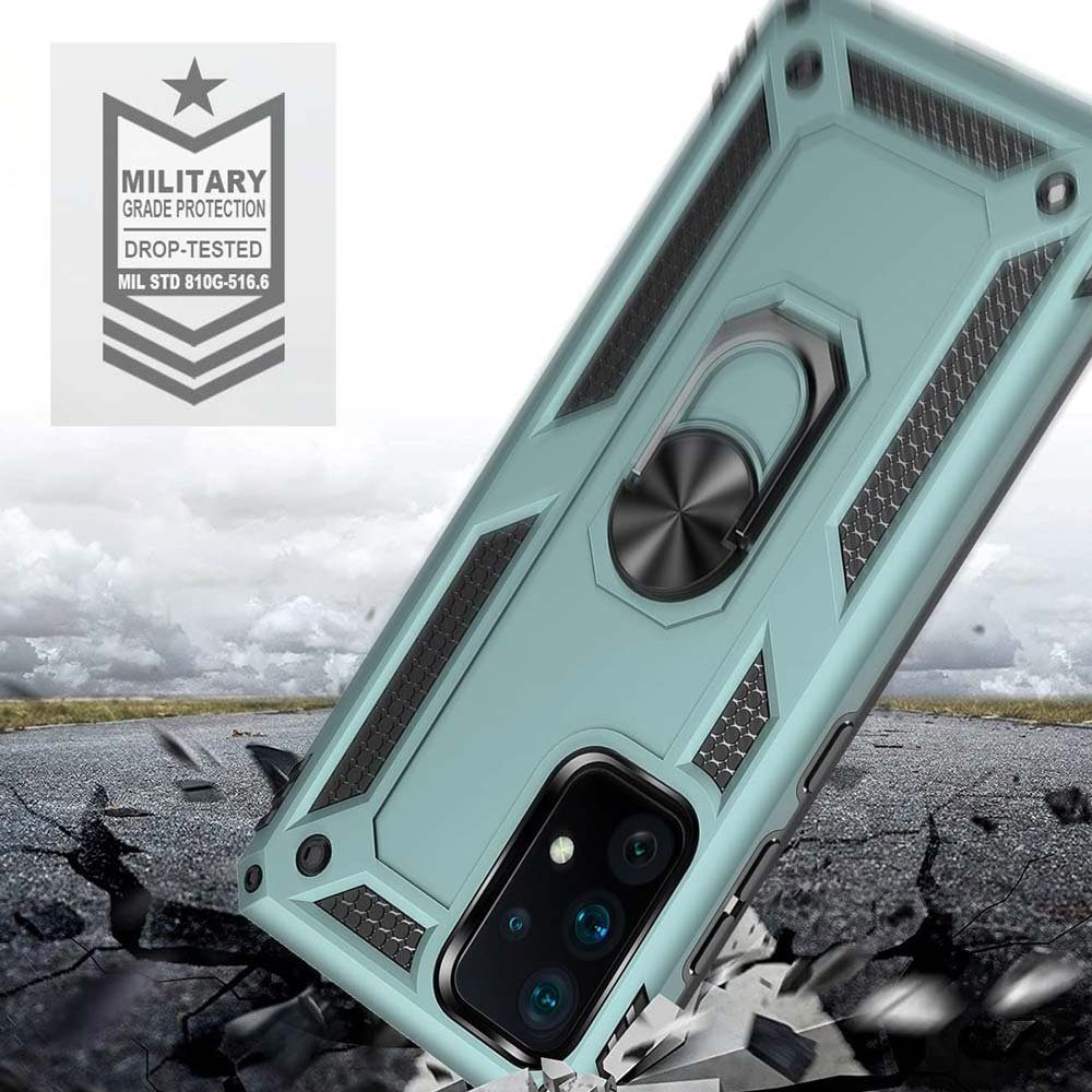 FITSU Handyhülle Handyhülle für Samsung Galaxy A72 Hülle Outdoor Case 6,7 Zoll, Robuste Handyhülle stabile Schutzhülle Cover Case mit Kamera Slider