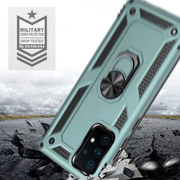 FITSU Handyhülle Handyhülle für Samsung Galaxy A53 Hülle Outdoor Case 6,5 Zoll, Robuste Handyhülle stabile Schutzhülle Cover Case mit Kamera Slider