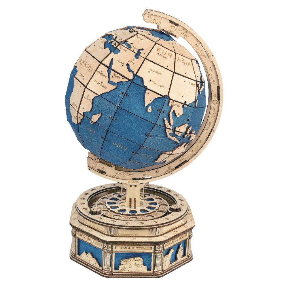 Robotime ROKR 3D-Puzzle The Globe, 567 Puzzleteile
