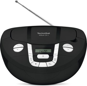 TechniSat VIOLA CD-1 tragbarer CD-Player (Bluetooth, UKW-Radio (mit PLL), Netz- und Batteriebetrieb)