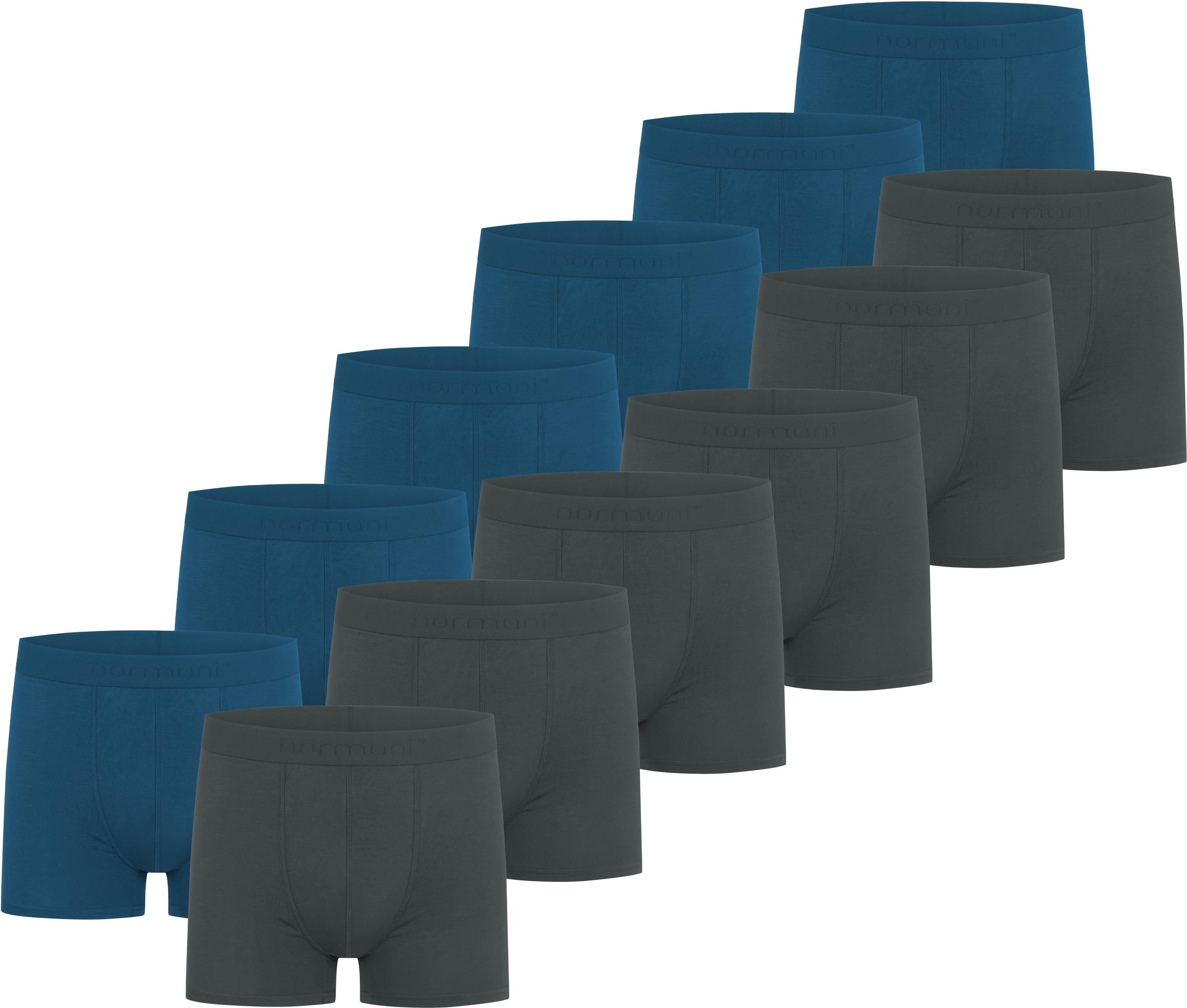 normani Boxershorts 12 Herren Viskose-Boxershorts Unterhosen günstig online kaufen