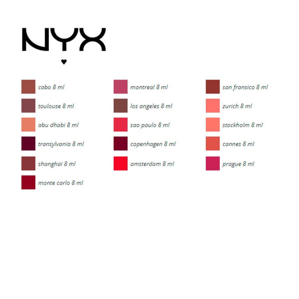 Nyx Professional Make Up Lippenstift Soft Matte Lip Cream Leon 8ml