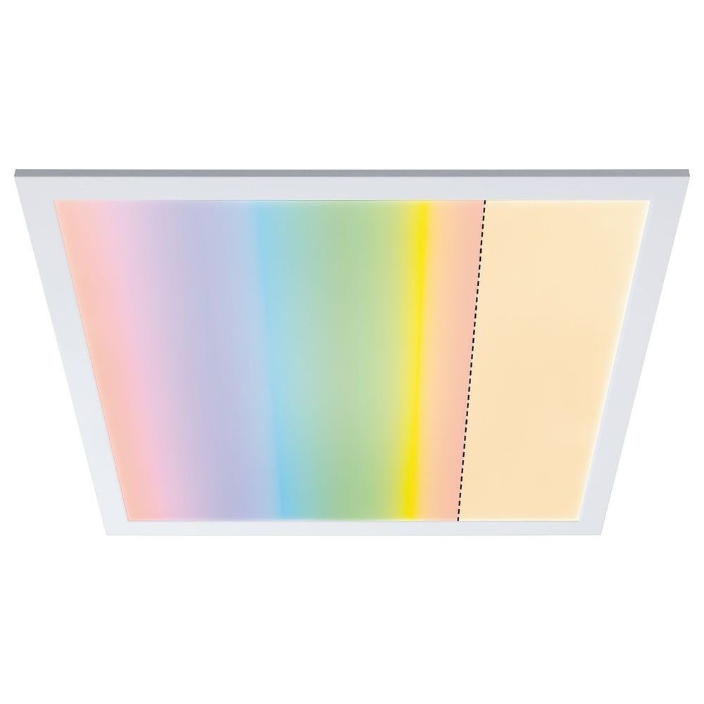 Paulmann LED Panel LED Amaris enthalten: Angabe, keine Ja, und warmweiss, Wand- fest Leuchtmittel RGBW Deckenleuchte Panele LED, 4000lm, LED verbaut