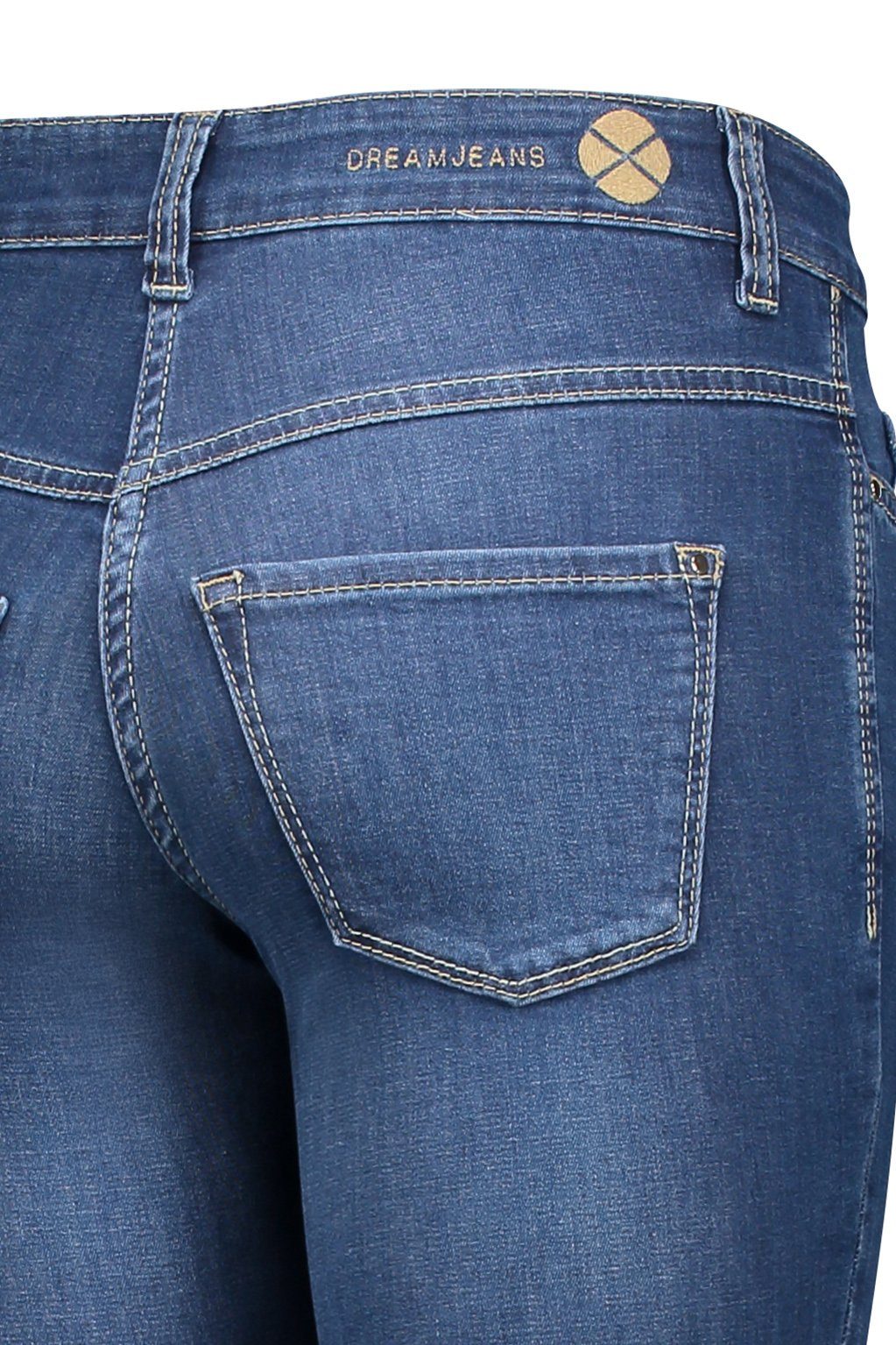 MAC Stretch-Jeans MAC DREAM SKINNY mid blue authentic wash 5402-90-0355L D569