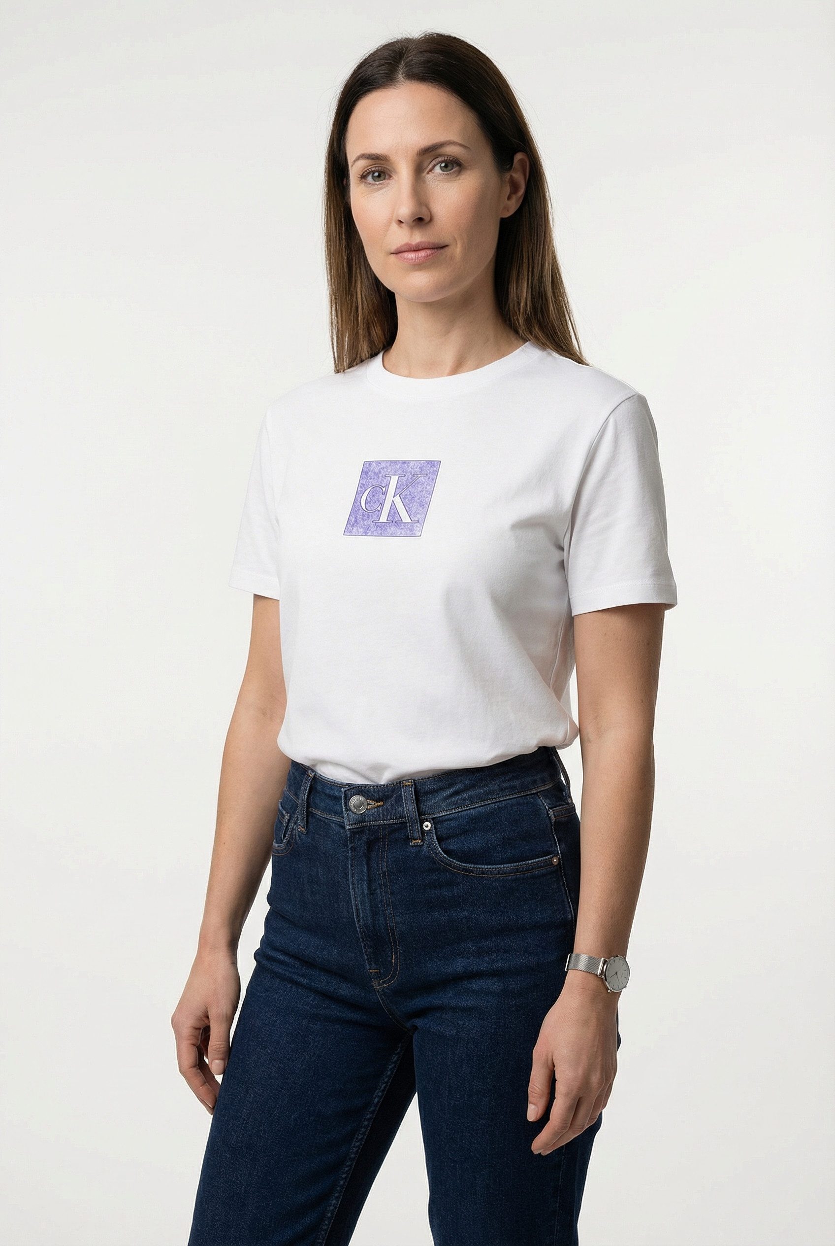 Calvin Klein Jeans T-Shirt CLASSIC FIT MONOGRAM TEE Regular fit mit Rundhalsausschnitt