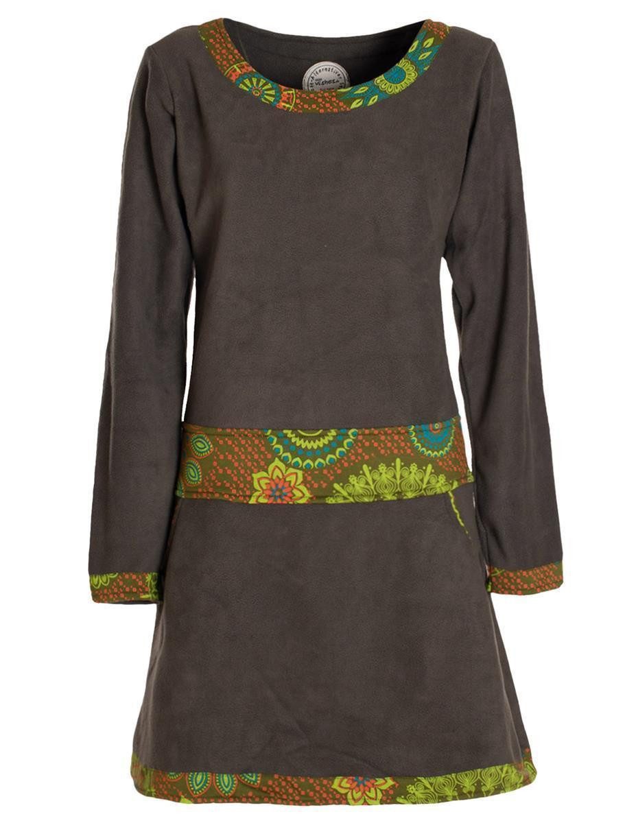 Vishes Midikleid Extra warmes Winterkleid Damen günstig online kaufen