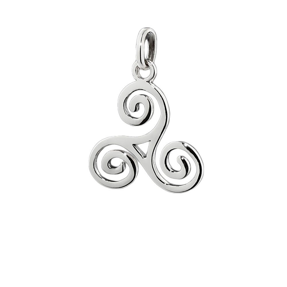 Kettenanhänger Triskel Keltischer Anhänger Xxl 17mm Öse 4,8*3,2mm