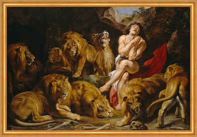 Kunstdruck Daniel in the Lions Den Peter Paul Rubens Sankt Löwengrube Bibel B A1, (1 St)
