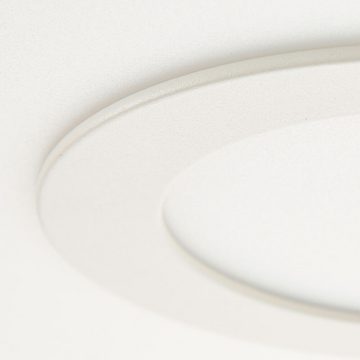 Brilliant LED Panel "Odella" Kunststoff, weiß, rund, Aufbau, 24W, kaltweiß, 2400lm, L65mm, kaltweiß