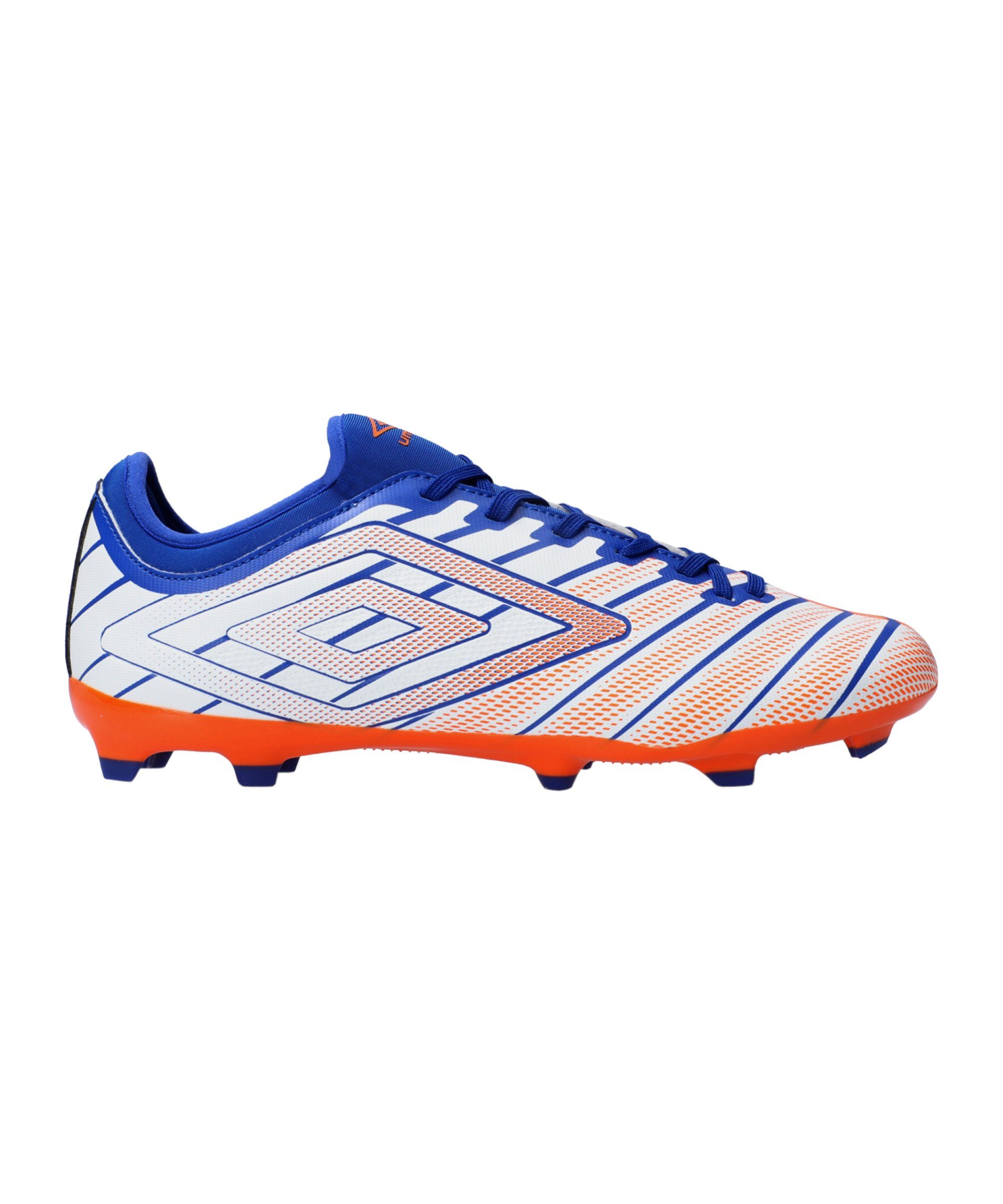 Fußballschuh Umbro Elixir Velocita Club weissblauorange FG