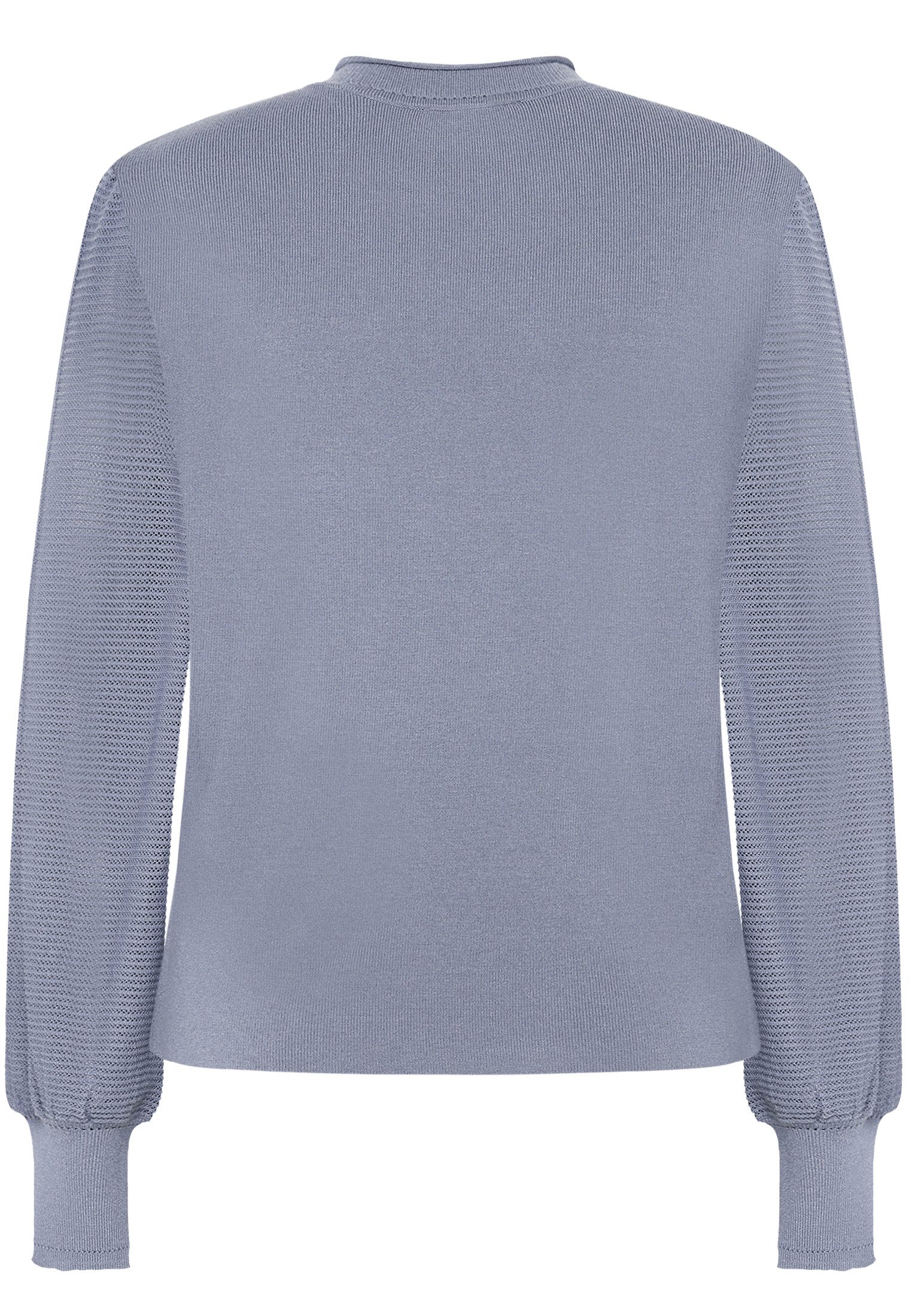 Zero Strickpullover Damen mit hohem Kragen (1-tlg) Plain/ohne Details