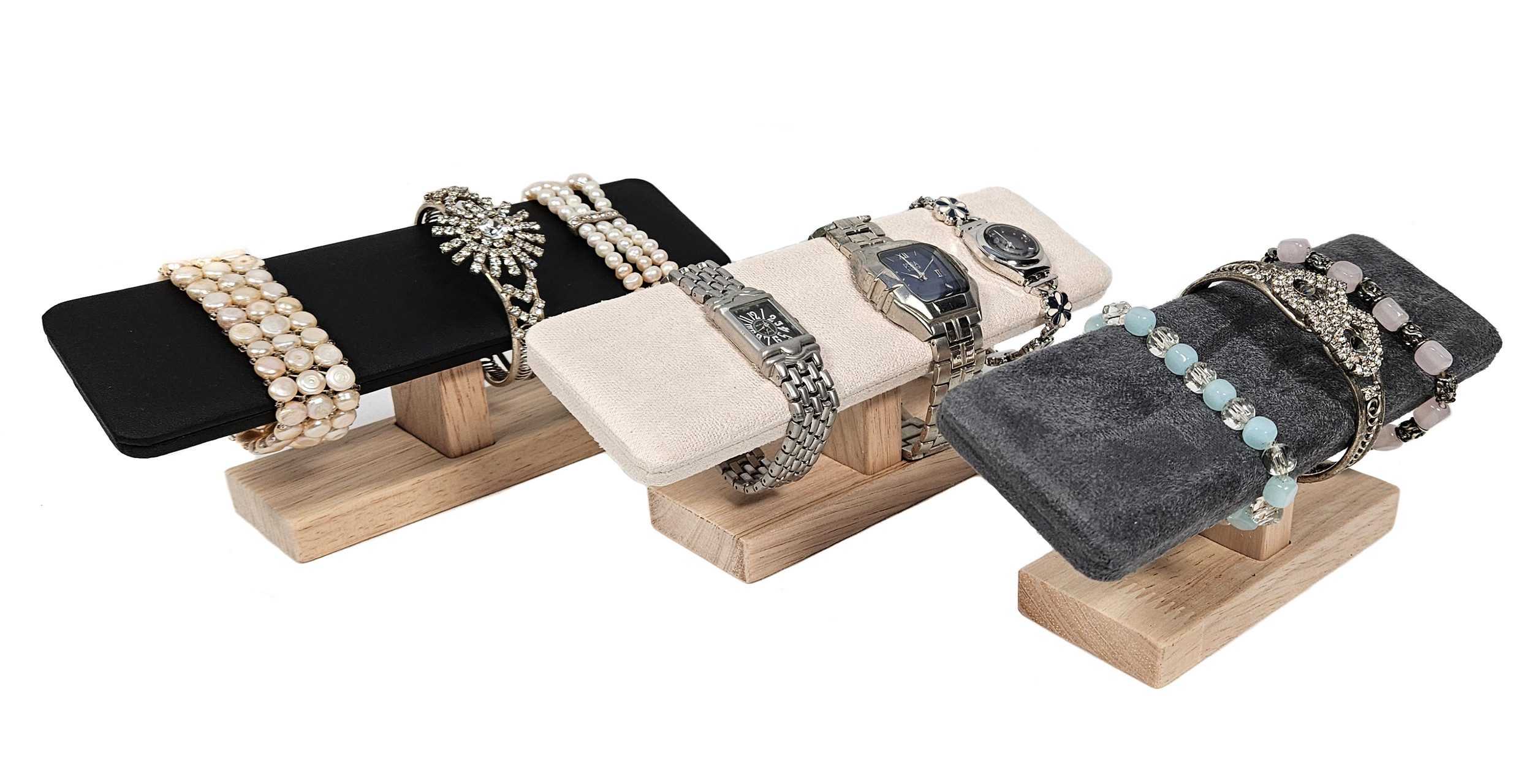 Yudu Schmuckständer "T- Form" - Design Schmuckhalter für Uhren Armband Ketten