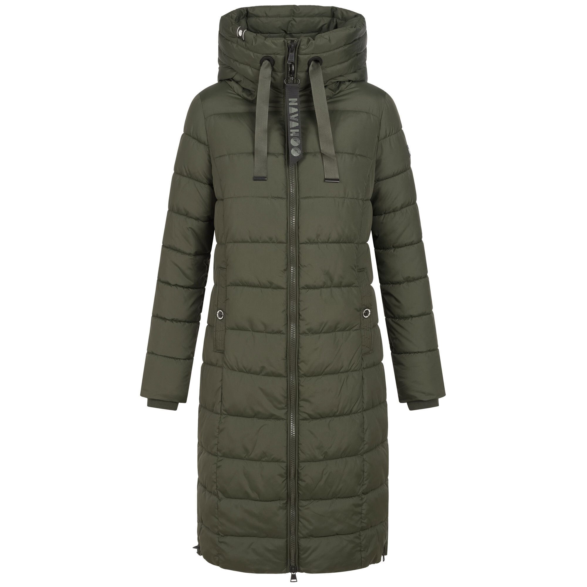 Navahoo Winterjacke Mondmaedchen Extra langer Schnitt mit seitlichen Schlitzen