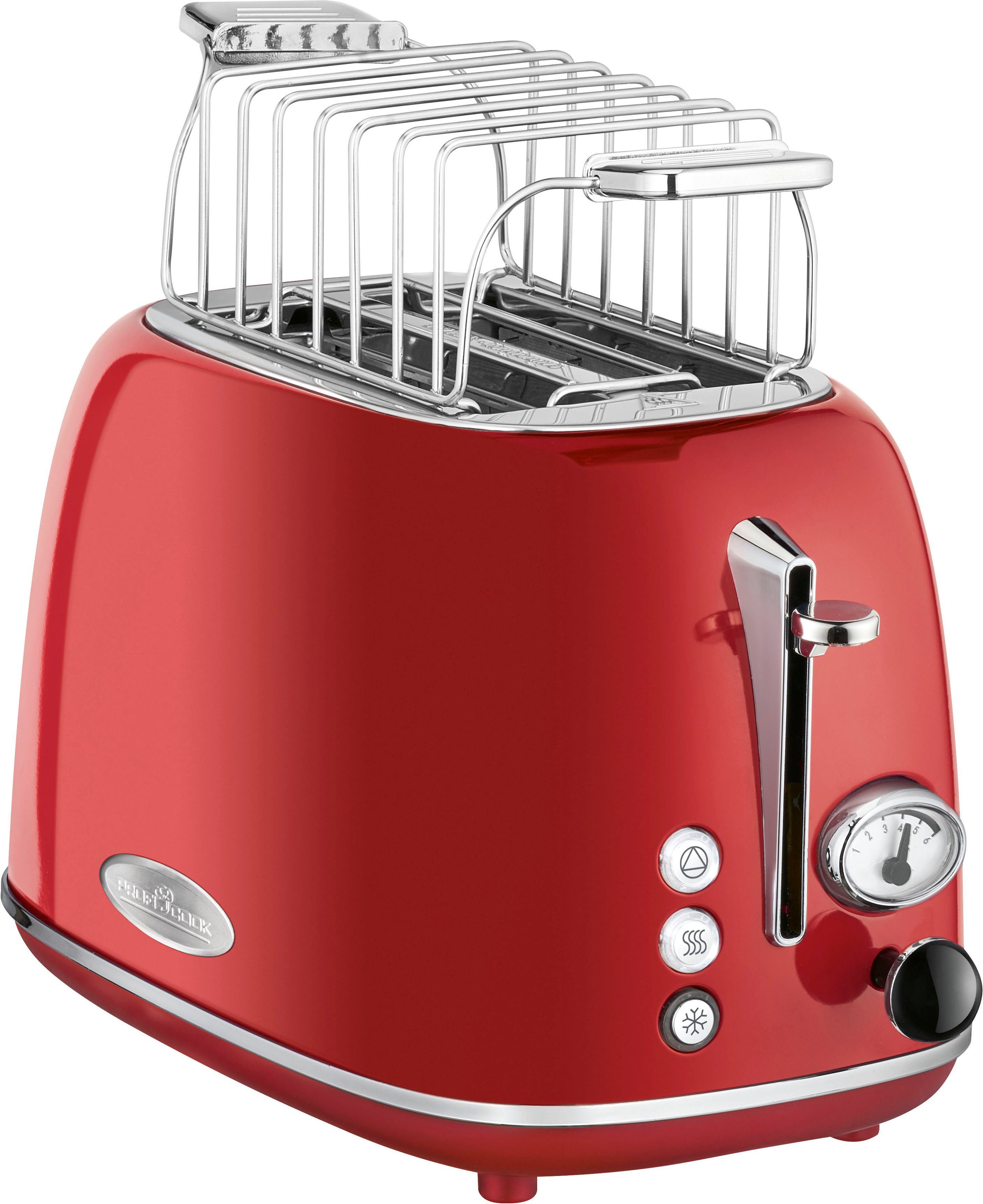 ProfiCook Toaster PC-TA 1193, 2 kurze Schlitze, für 2 Scheiben, 815 W, rot  online kaufen | OTTO