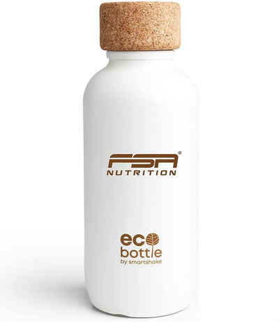 FSA Nutrition Trinkflasche ECO Bottle 650 ml aus Öko-Materialien (Zuckerrohr & Naturkork), Hergestellt mit erneuerbarer Energien in Schweden