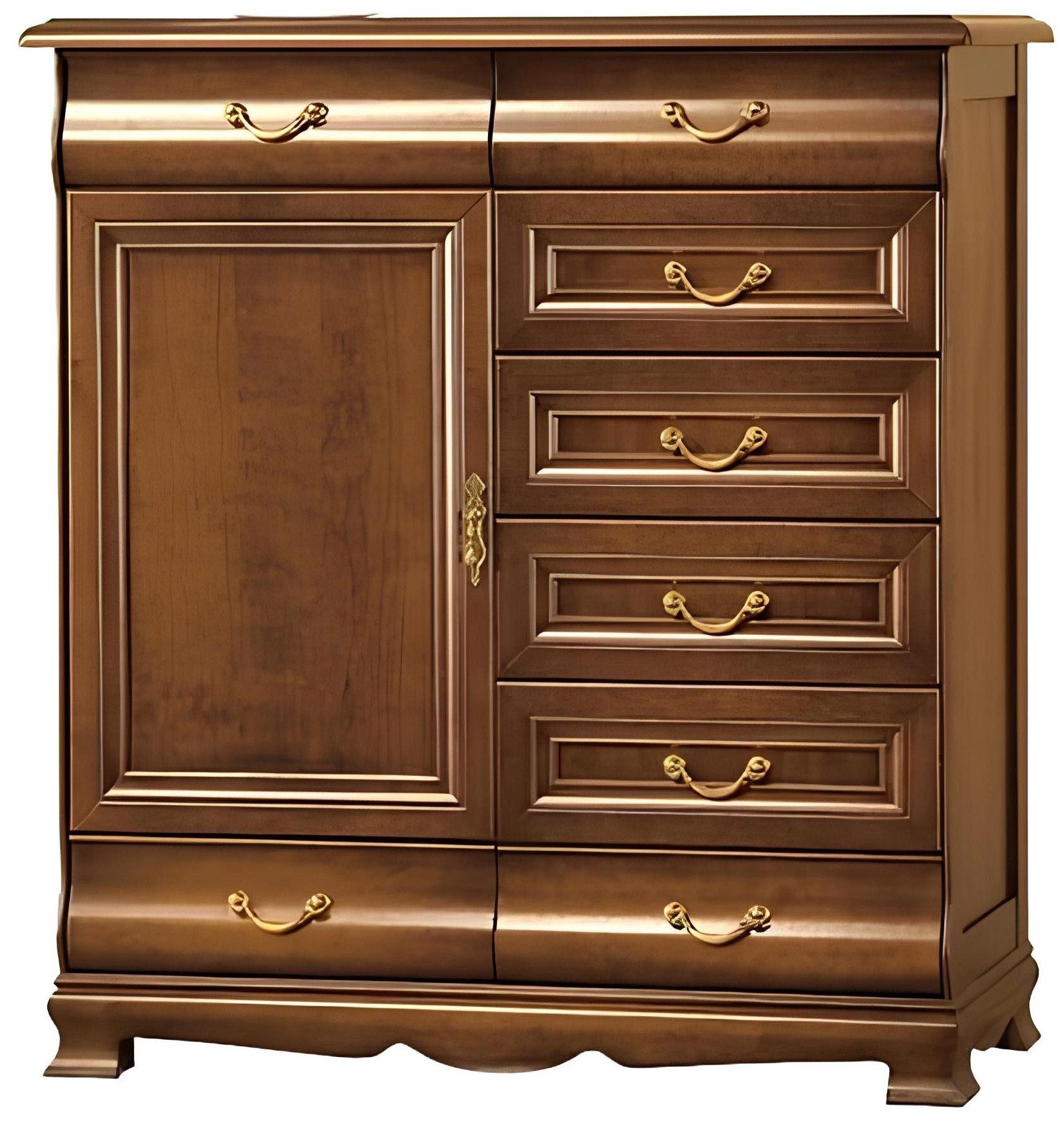Xlmoebel Kombikommode Schrank mit Schubladen im Antikstil zur Aufbewahrung (1 St., Kombikommode), Hergestellt in Europa