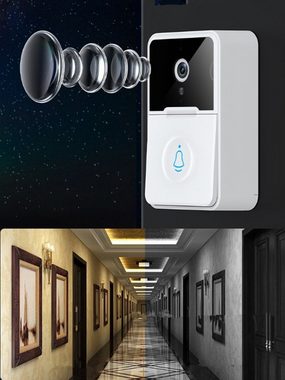 autolock Türklingel Türklingel mit Kamera,Türklingel mit Bluetooth (Türklingel mit Kamera), HD Kabellose Doorbell mit Gong,mit Akku,Nachtsicht,SD