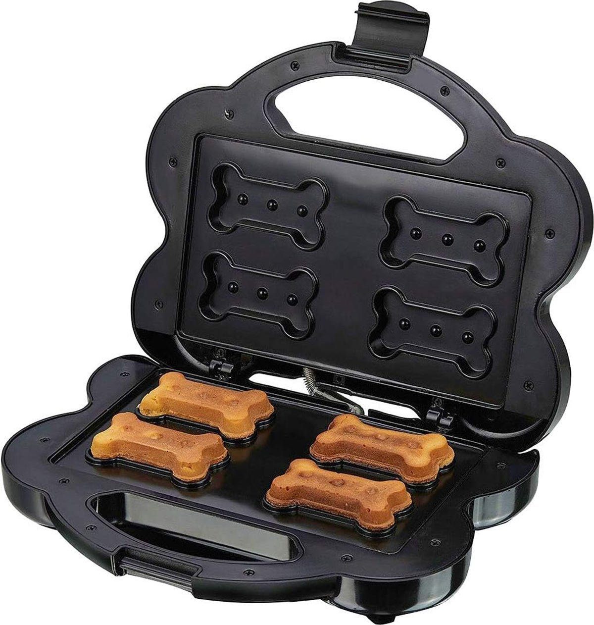 MELISSA Waffeleisen Dog Cookie Maker 16310189 für selbstgemachte Hundekuchen, 750 W