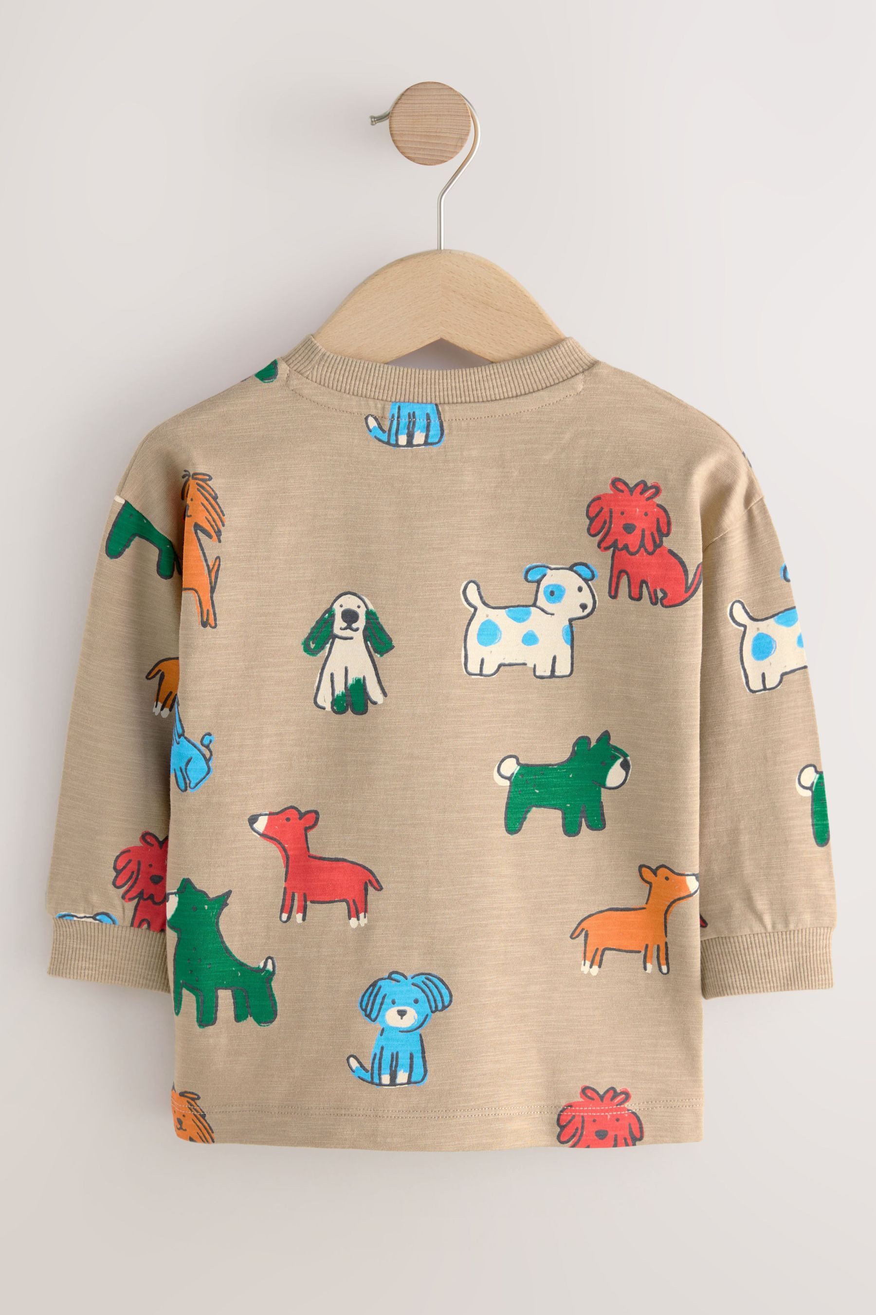 Next Langarmshirt 3er-Pack T-Shirts mit Grafik-Print günstig online kaufen
