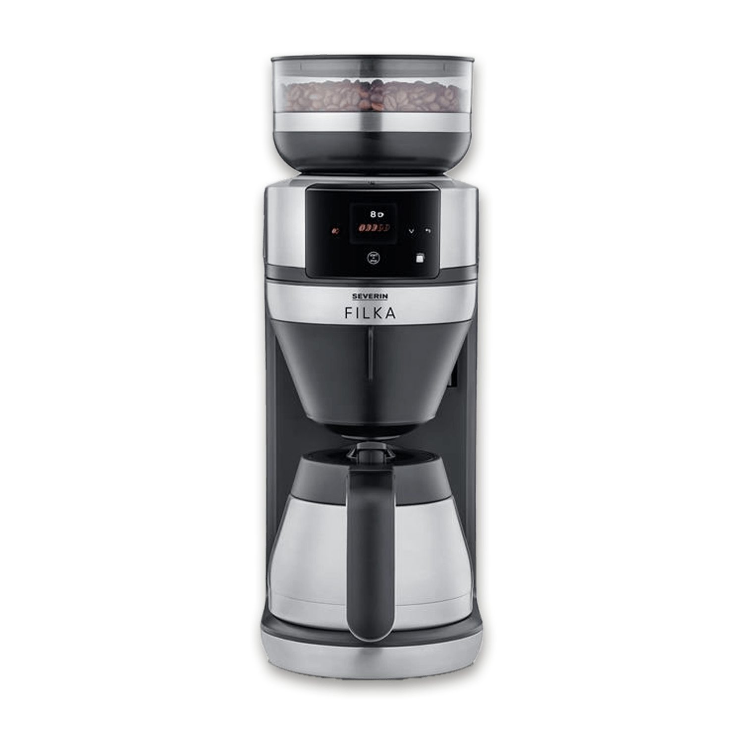 Severin Filterkaffeemaschine KA 4853 Filka Filterkaffee-Vollautomat mit Thermokanne