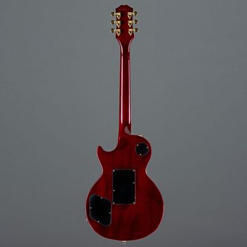 Epiphone E-Gitarre, Alex Lifeson Les Paul Custom Axcess Ruby - Single Cut E-Gitarre