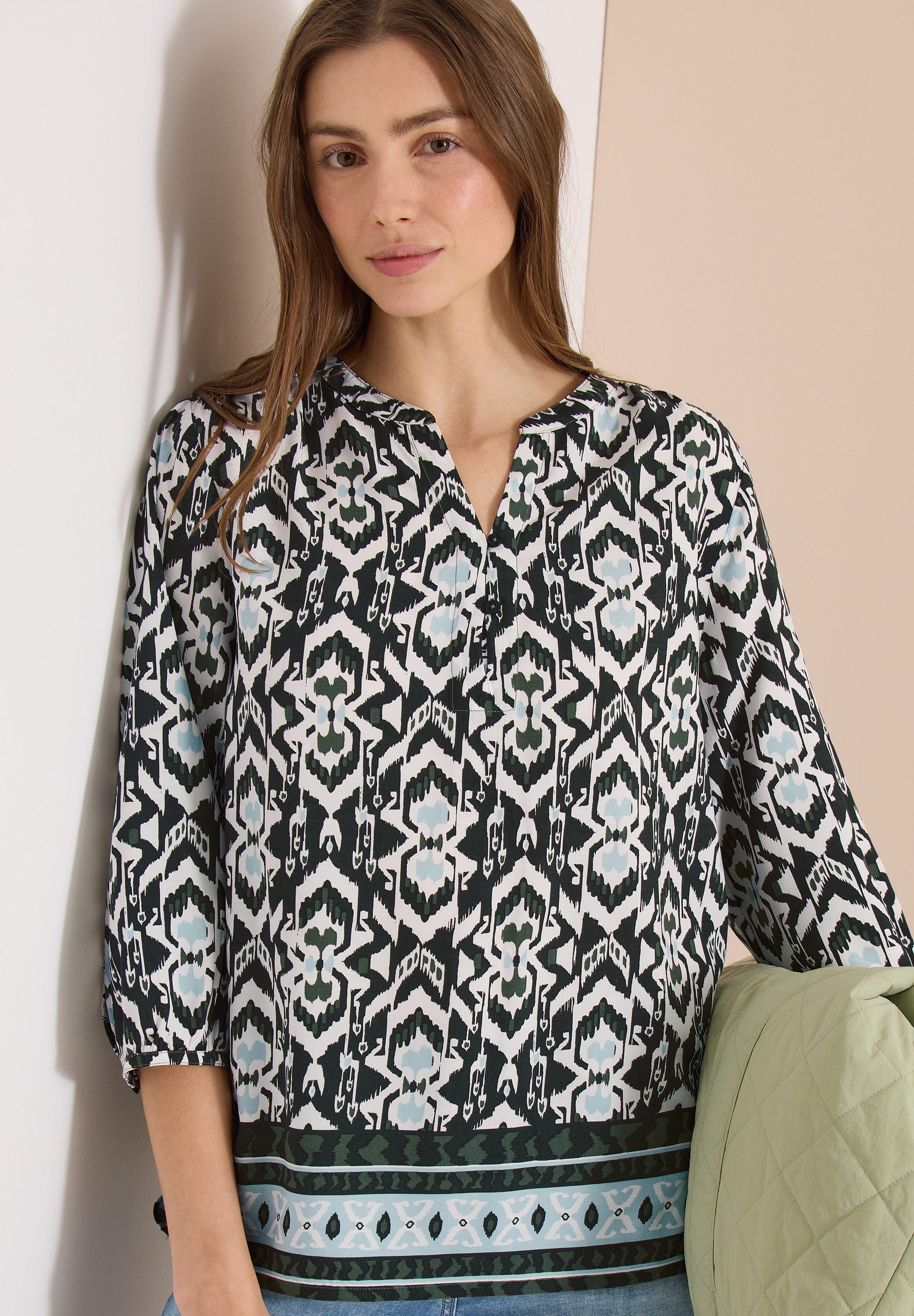 CECIL Shirtbluse aus softer Viskose