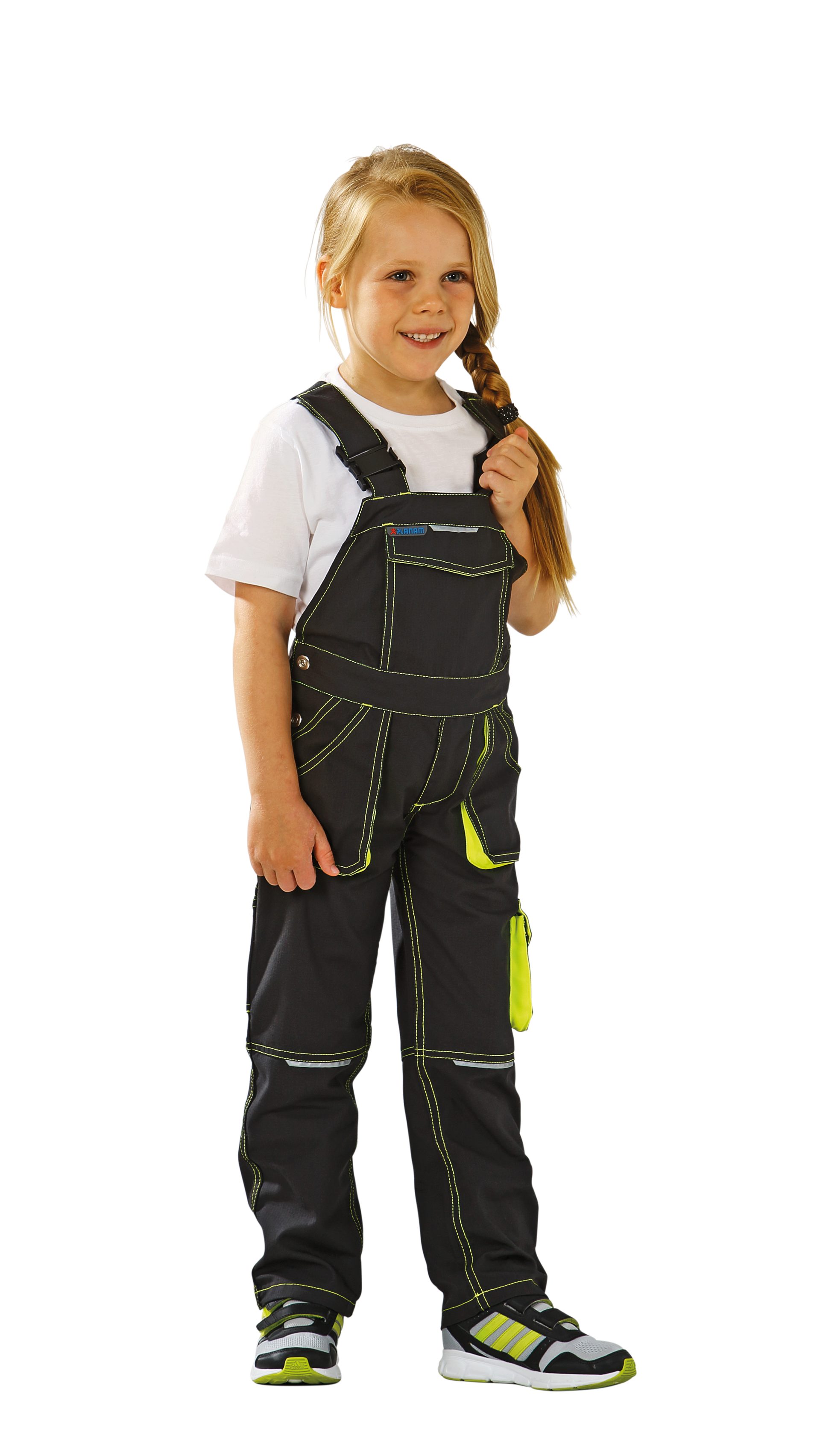 Planam Arbeitshose Kinderlatzhose Latzhose Kinderhose Junior Hose – Bild 5 von 5