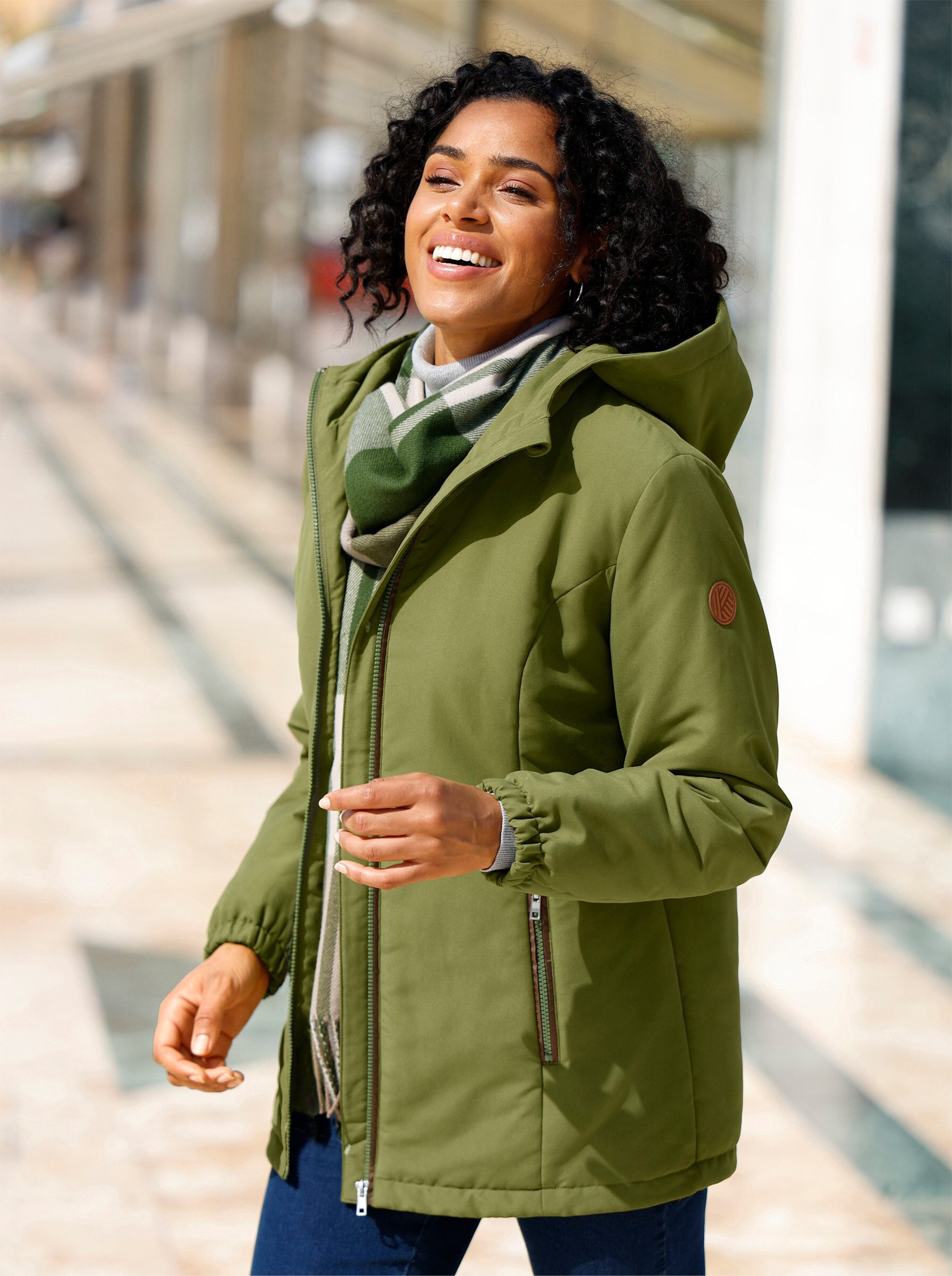 Sieh an! Allwetterjacke Jacke Langarm