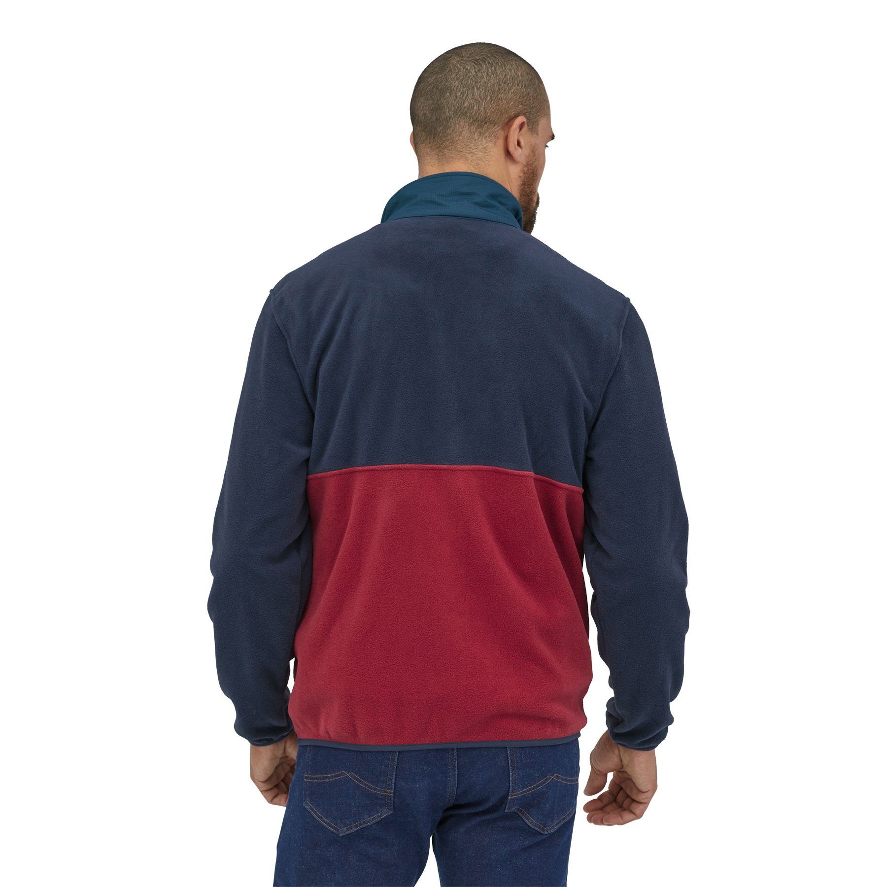 wax Fleecepullover Microdini 1/2 red Fleecepullover Patagonia Herren Zip Patagonia