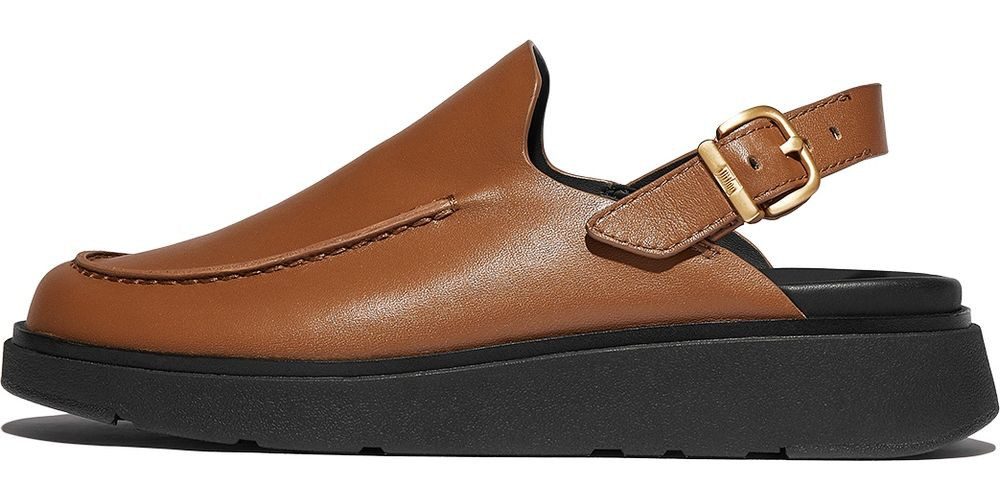 Fitflop Gen-FF Leather Back-Strap Moc Mules Clog