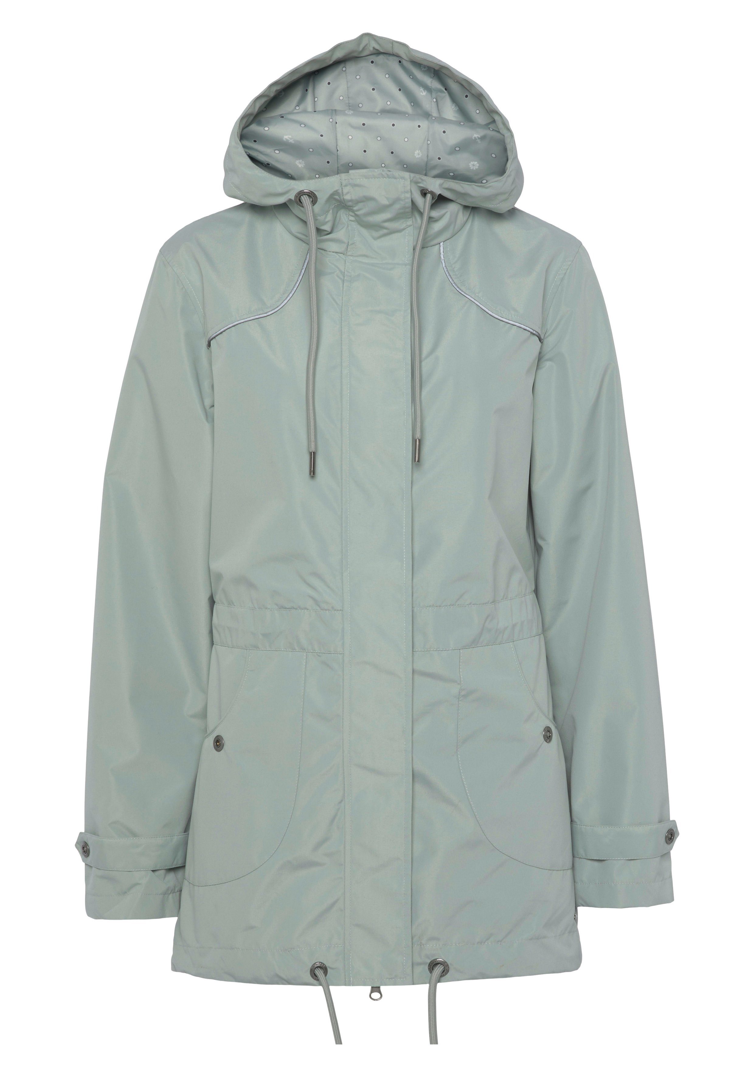 grau-mint KangaROOS reflektierenden mit Langjacke Details