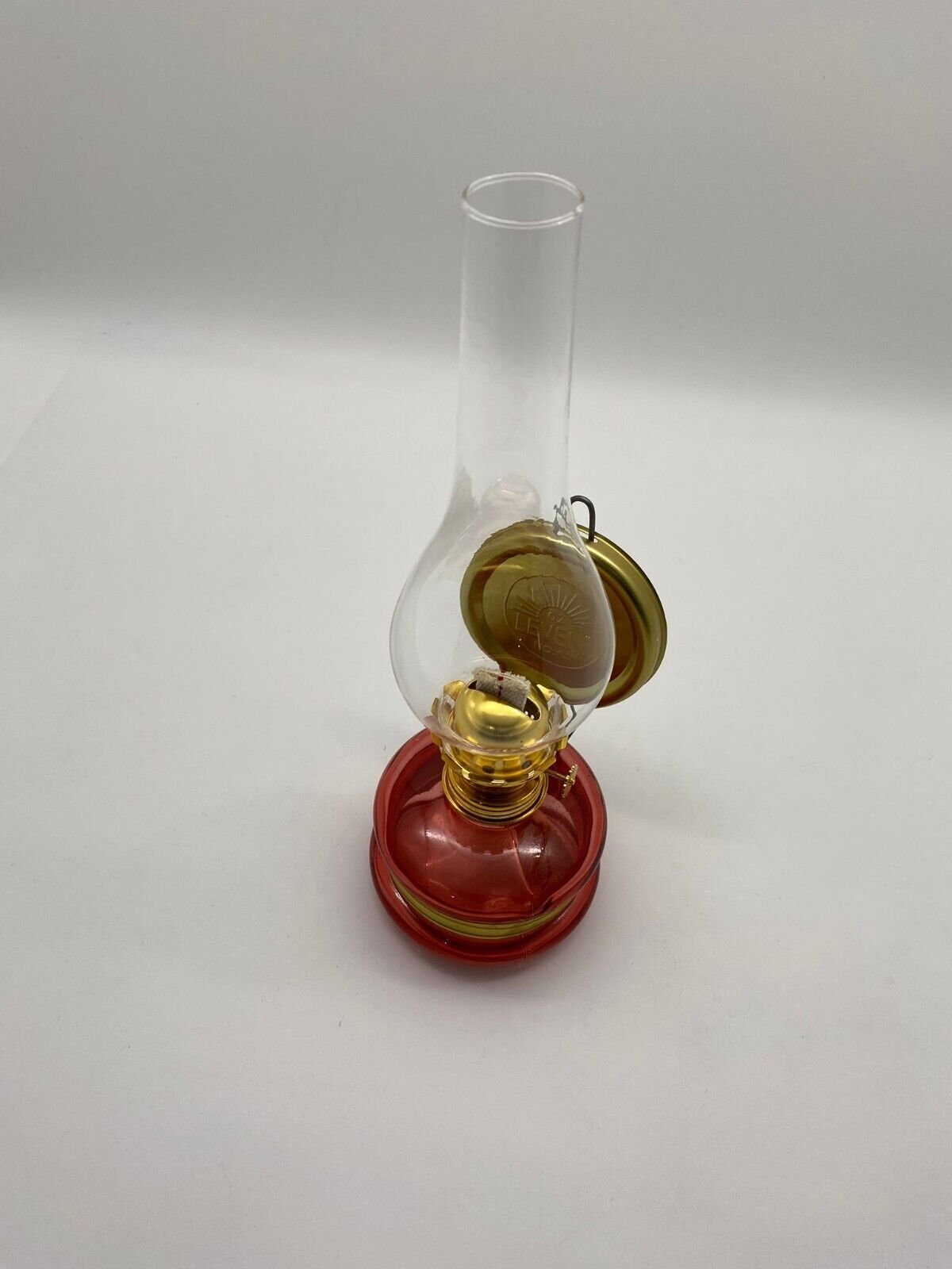 Roland Germany Tisch-Tageslichtlampe PETROLEUMLAMPE MODERN 33,5 cm in rotem Design