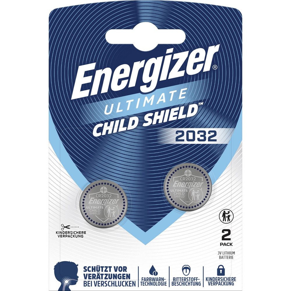 Energizer Energizer Knopfzelle CR2032 3 V 2 St. 235 mAh Lithium Ultimate Child S Knopfzelle